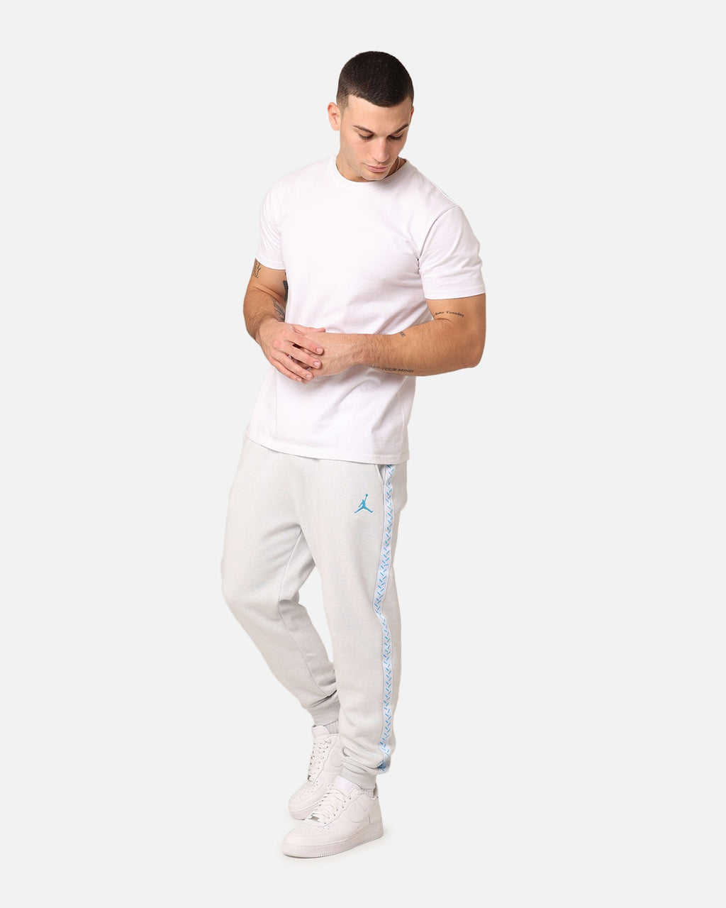HOT Products Jordan Flight MVP Harbour Fleece Pants Pure Platinum