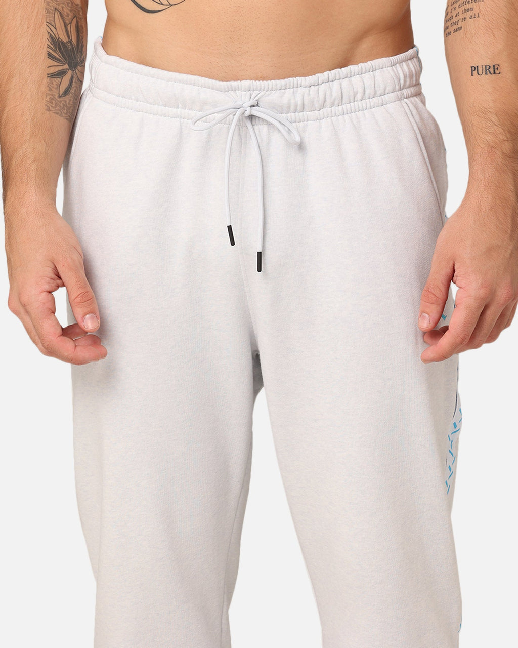 HOT Products Jordan Flight MVP Harbour Fleece Pants Pure Platinum