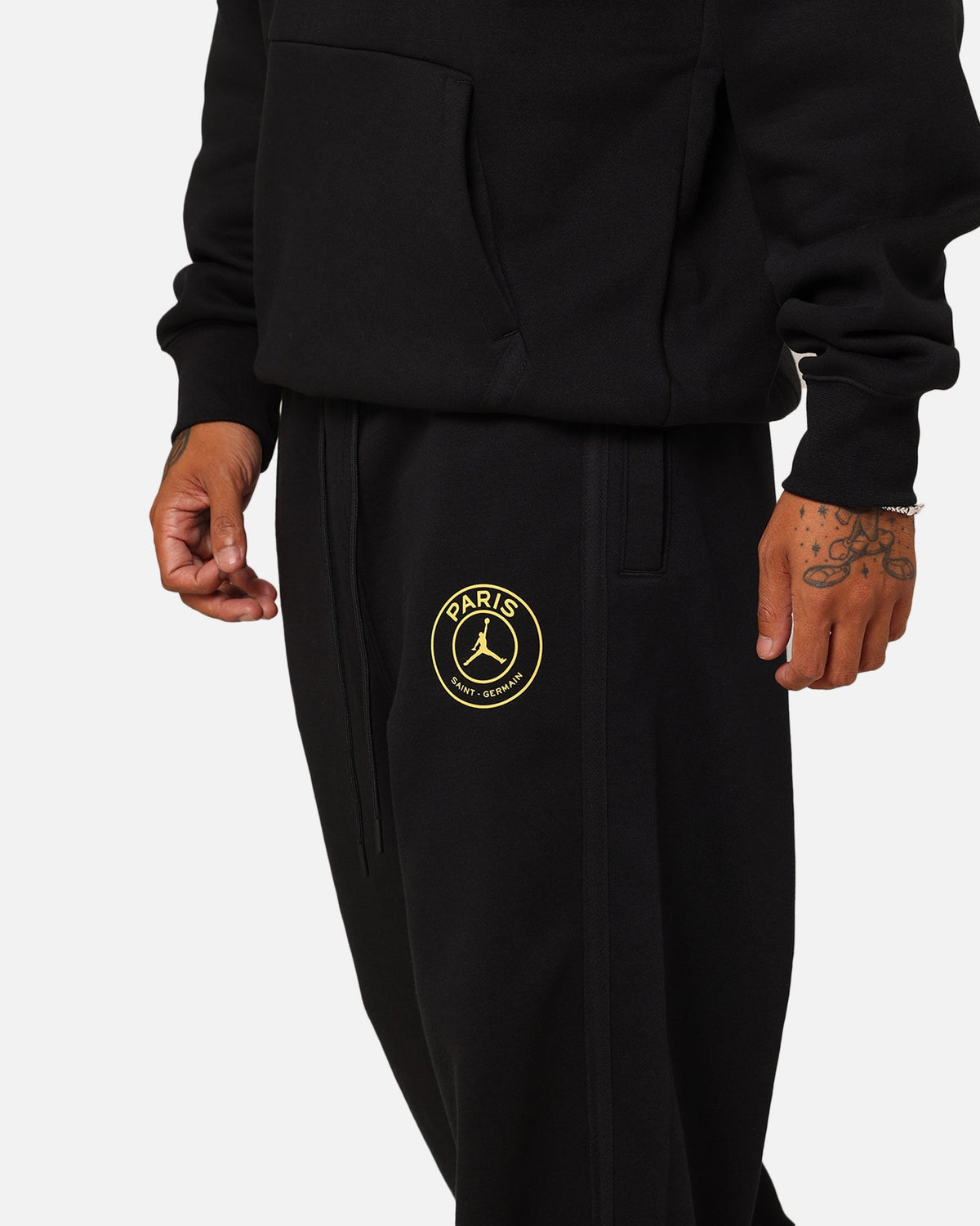 HOT Products Jordan X Paris Saint-Germain Harbour Fleece Pants Black/Cargo Khaki