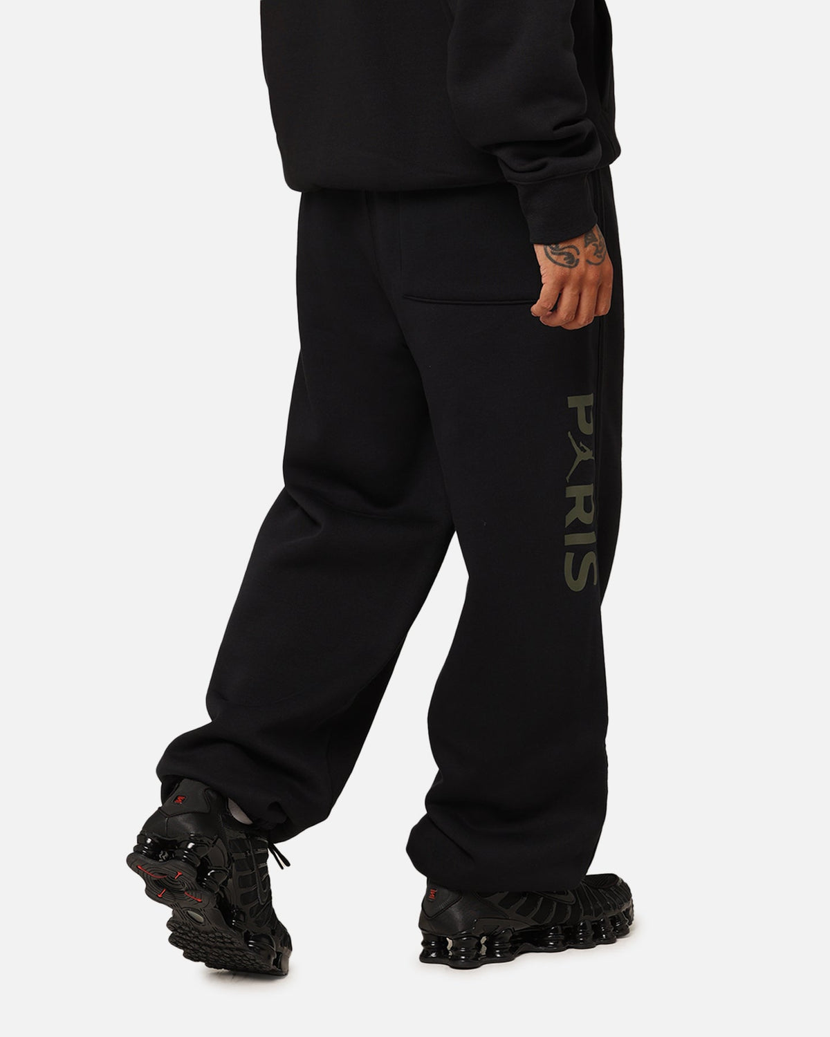 HOT Products Jordan X Paris Saint-Germain Harbour Fleece Pants Black/Cargo Khaki