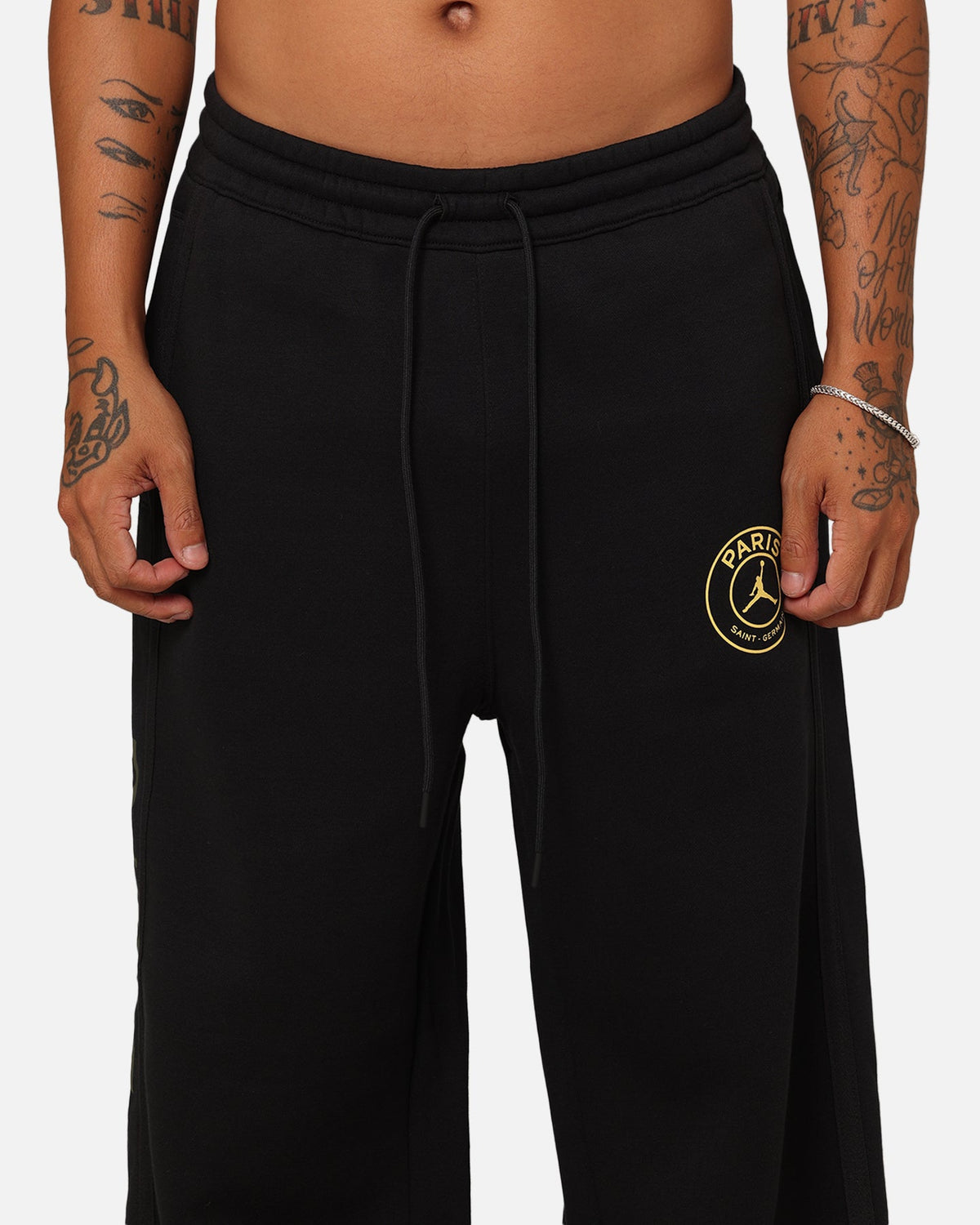 HOT Products Jordan X Paris Saint-Germain Harbour Fleece Pants Black/Cargo Khaki