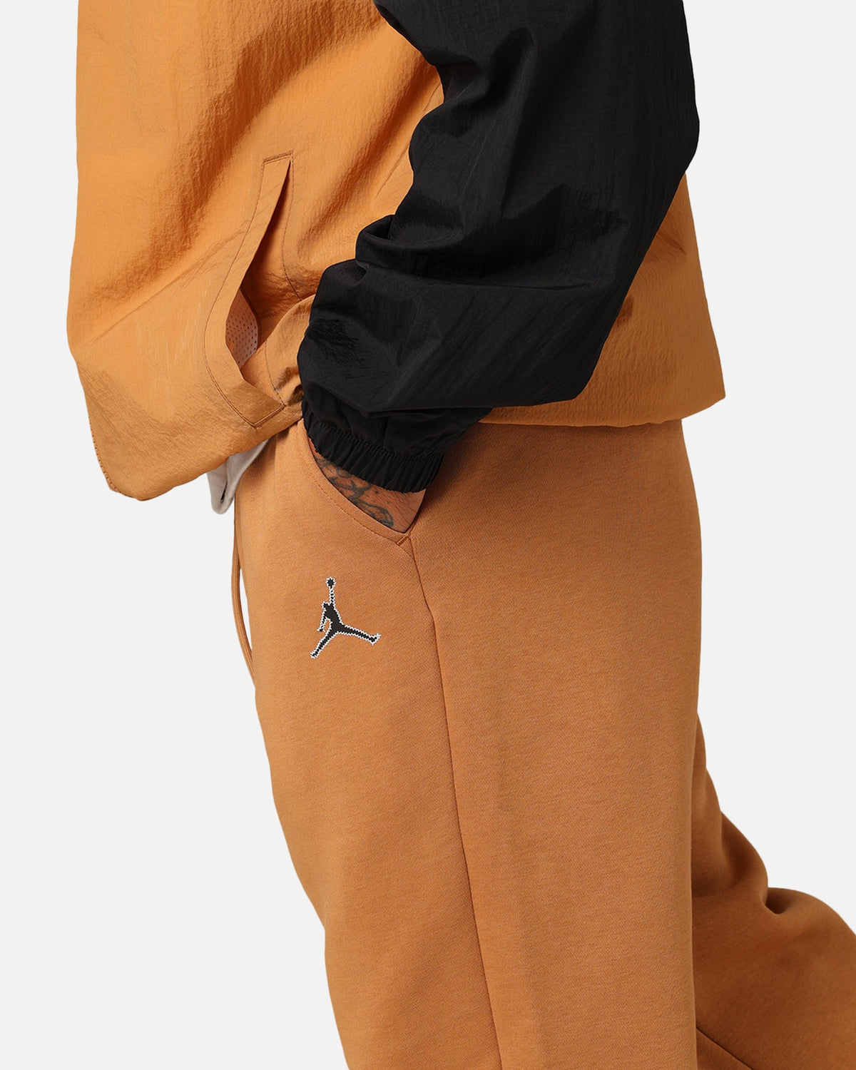 HOT Products Jordan Essentials Fleece Pants Dark Brown