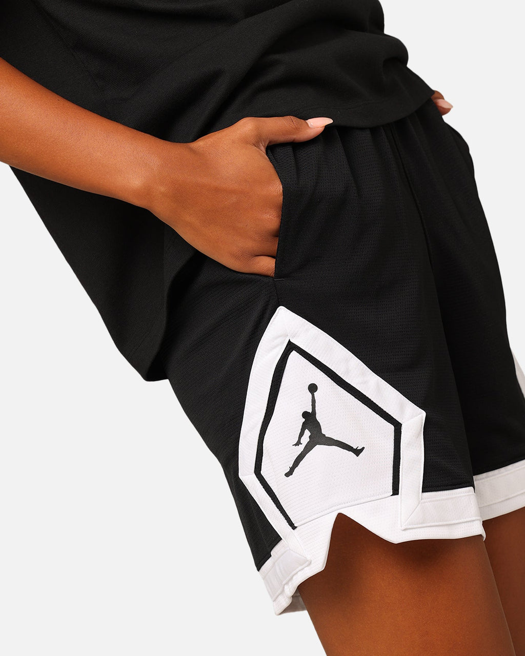 HOT Products Jordan Women's Sport Diamond Shorts Black/White