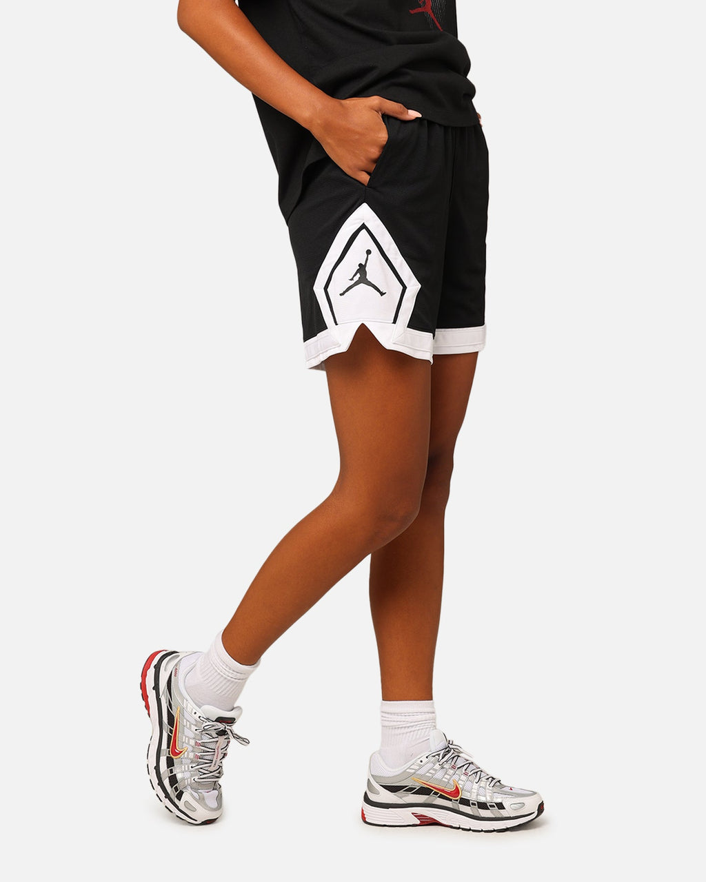 HOT Products Jordan Women's Sport Diamond Shorts Black/White