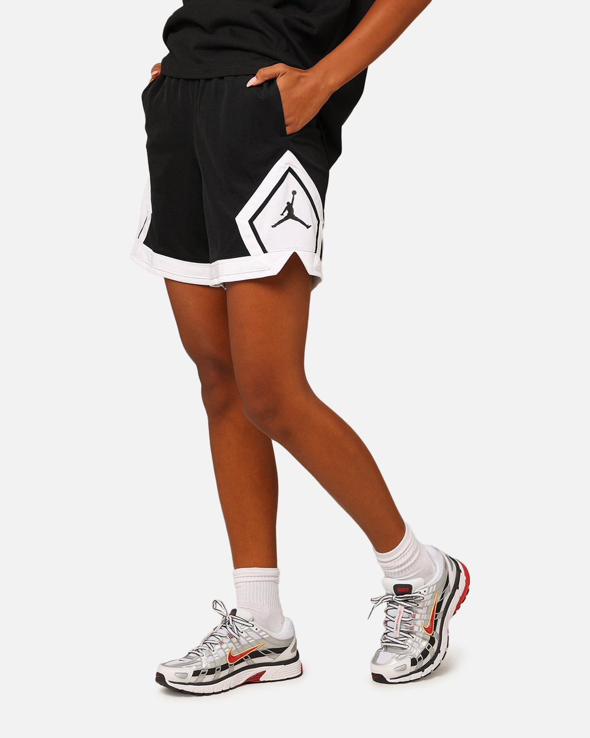 HOT Products Jordan Women's Sport Diamond Shorts Black/White