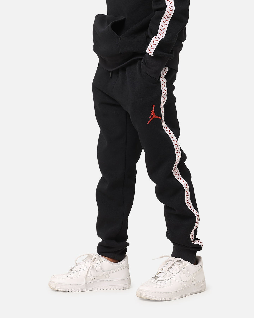 HOT Products Jordan Kids' Flight MVP Fleece Trackpants Black