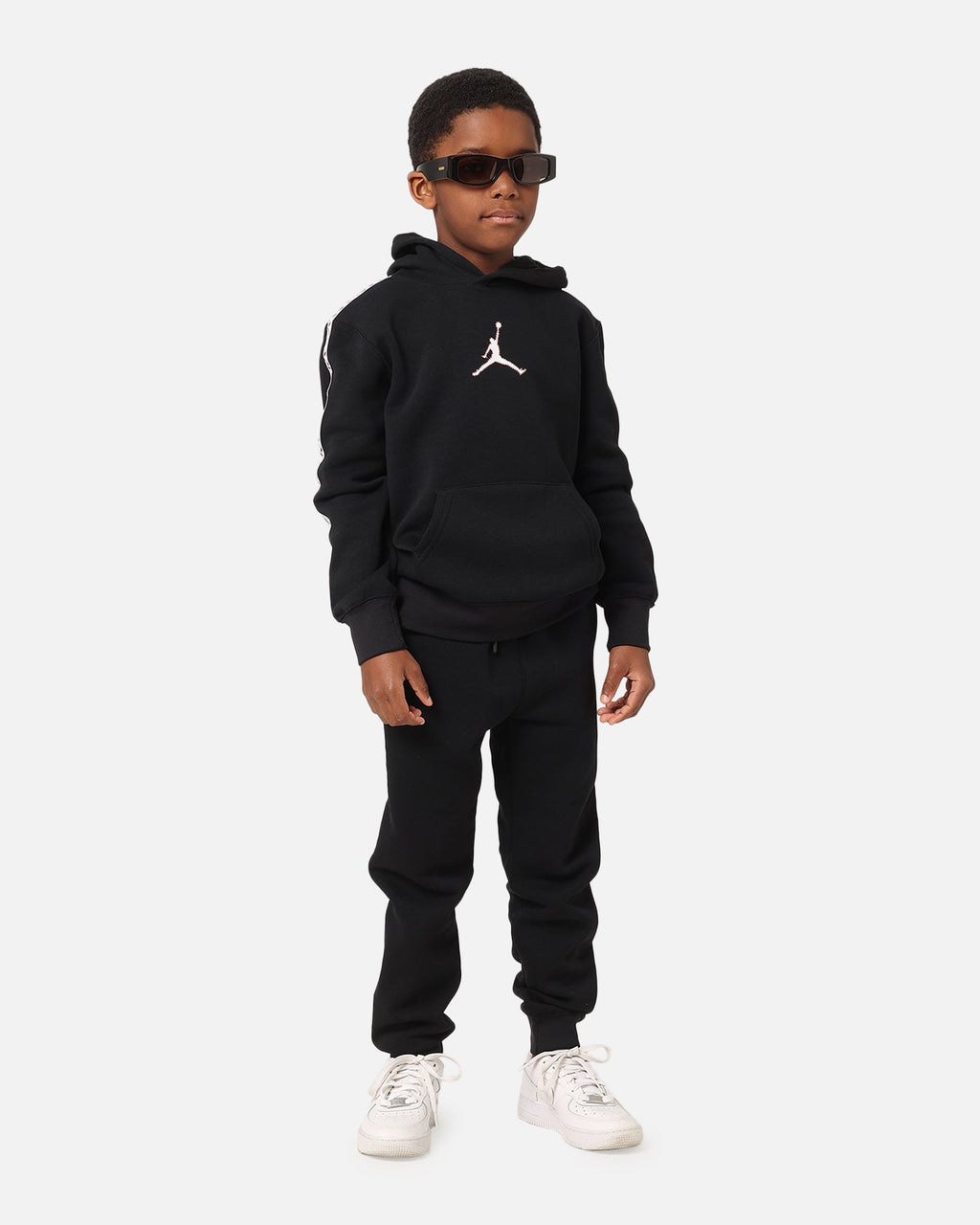 HOT Products Jordan Kids' Flight MVP Fleece Trackpants Black