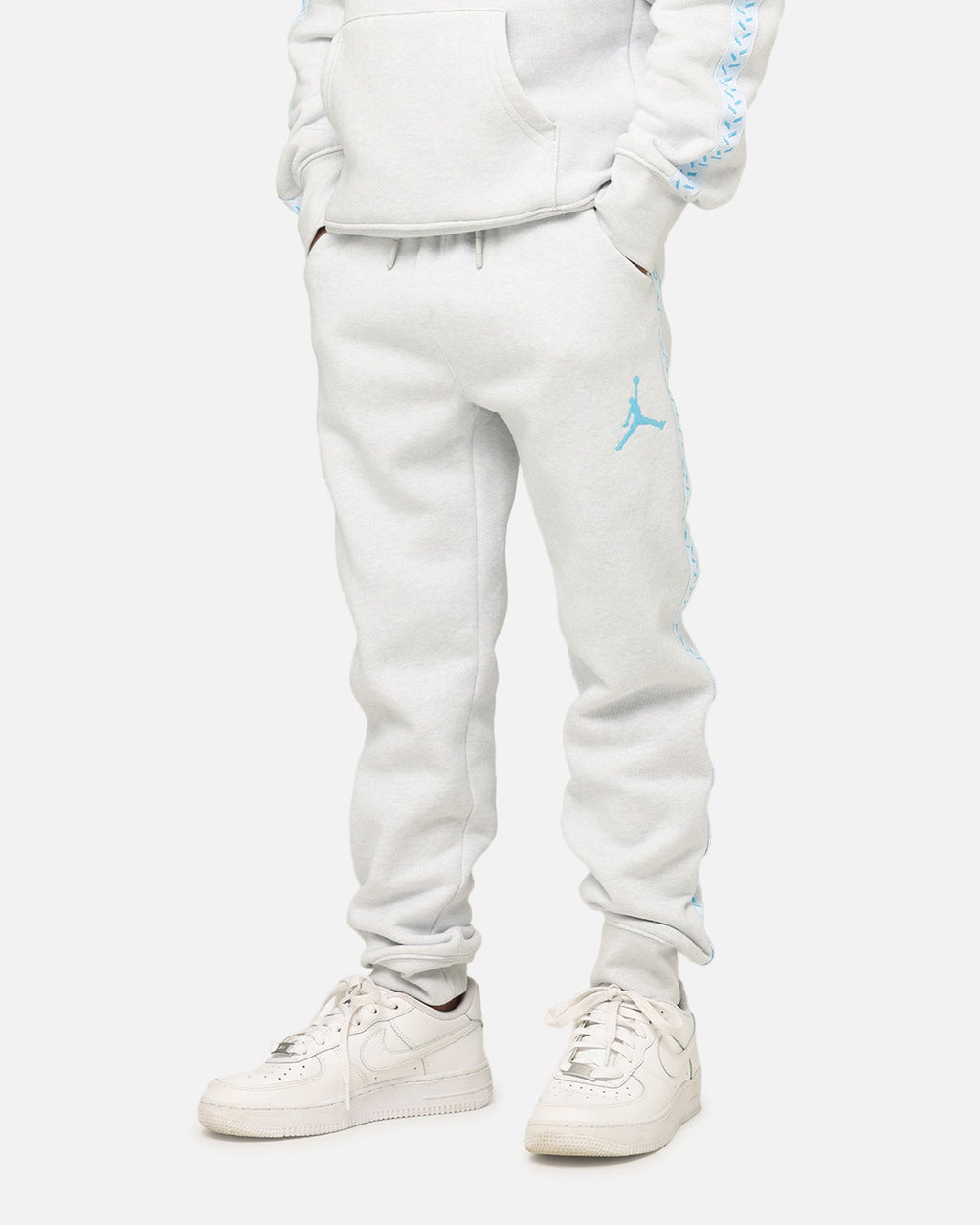 HOT Products Jordan Kids' Flight MVP Fleece Trackpants Pure Platinum