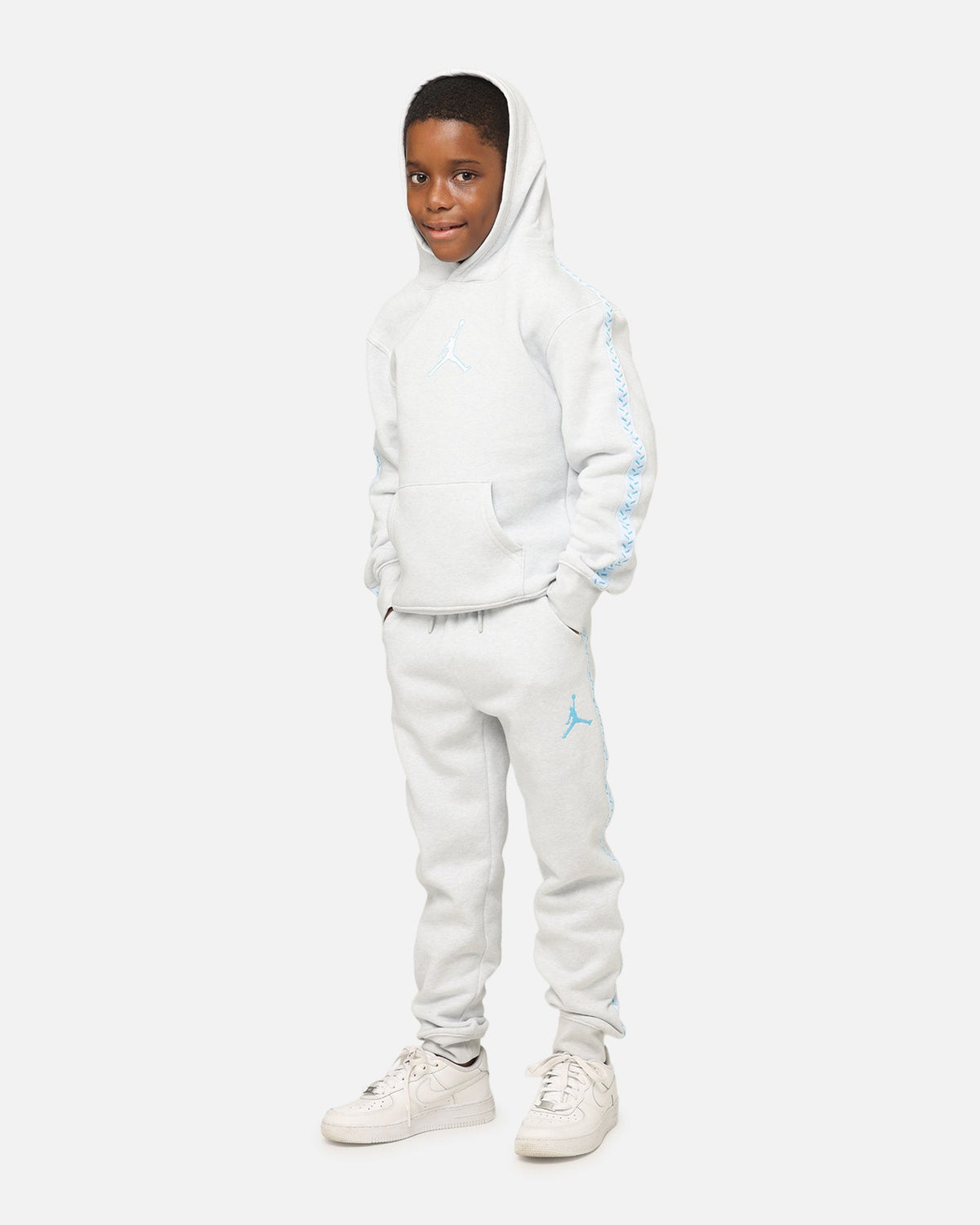 HOT Products Jordan Kids' Flight MVP Fleece Trackpants Pure Platinum