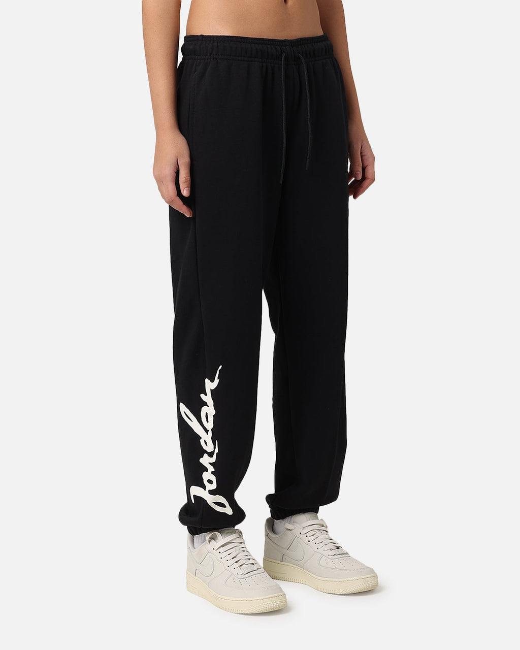 HOT Products Jordan Women's Brooklyn Fleece Trackpants Black/Sail