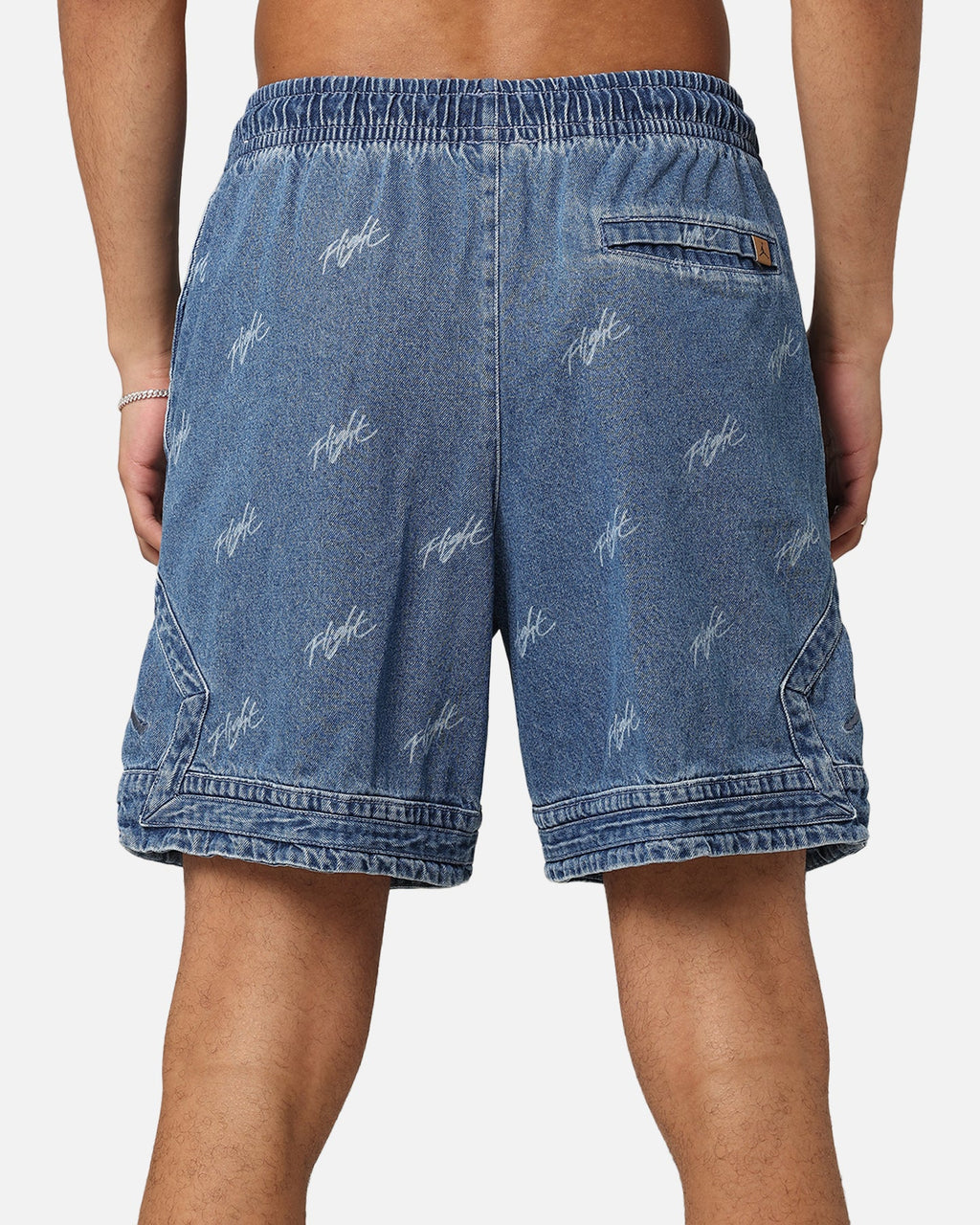 HOT Products Jordan Air Jordan Deni AOP Shorts Blue Grey