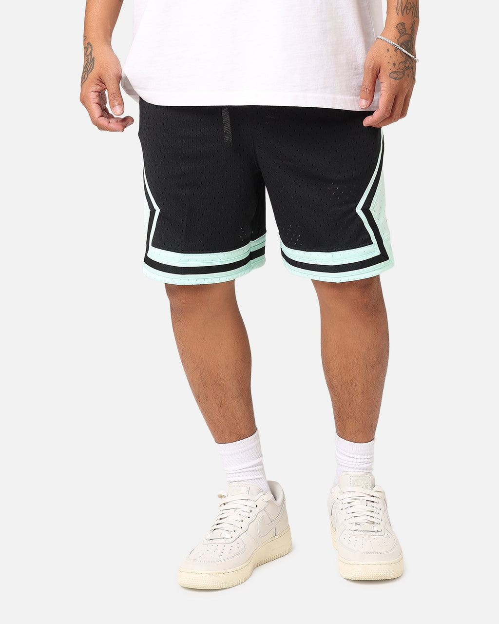 HOT Products Jordan Dri-FIT Sport Diamond Shorts Black/Mint