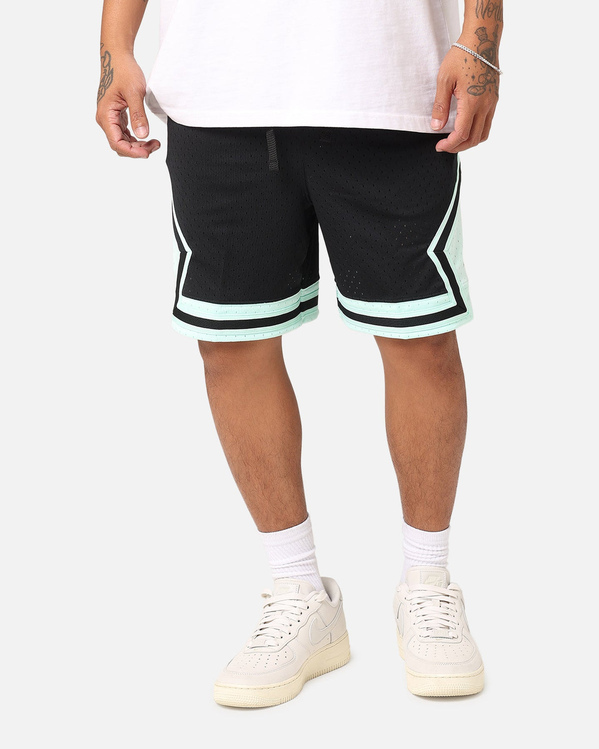 HOT Products Jordan Dri-FIT Sport Diamond Shorts Black/Mint