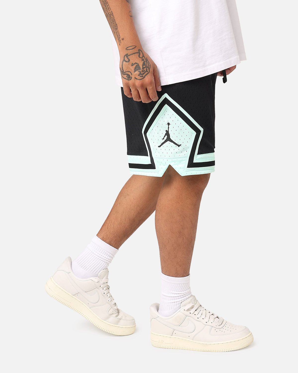 HOT Products Jordan Dri-FIT Sport Diamond Shorts Black/Mint