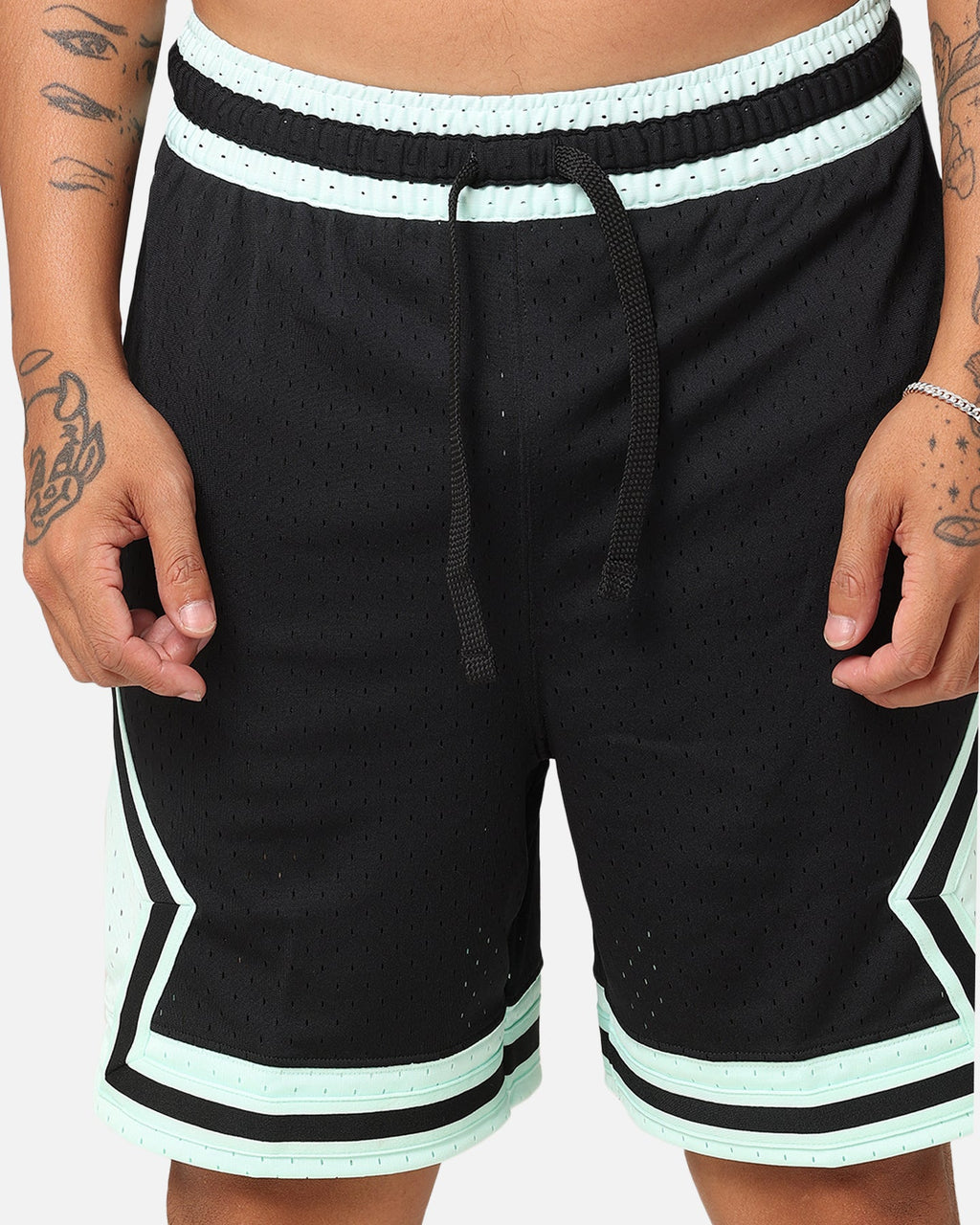 HOT Products Jordan Dri-FIT Sport Diamond Shorts Black/Mint
