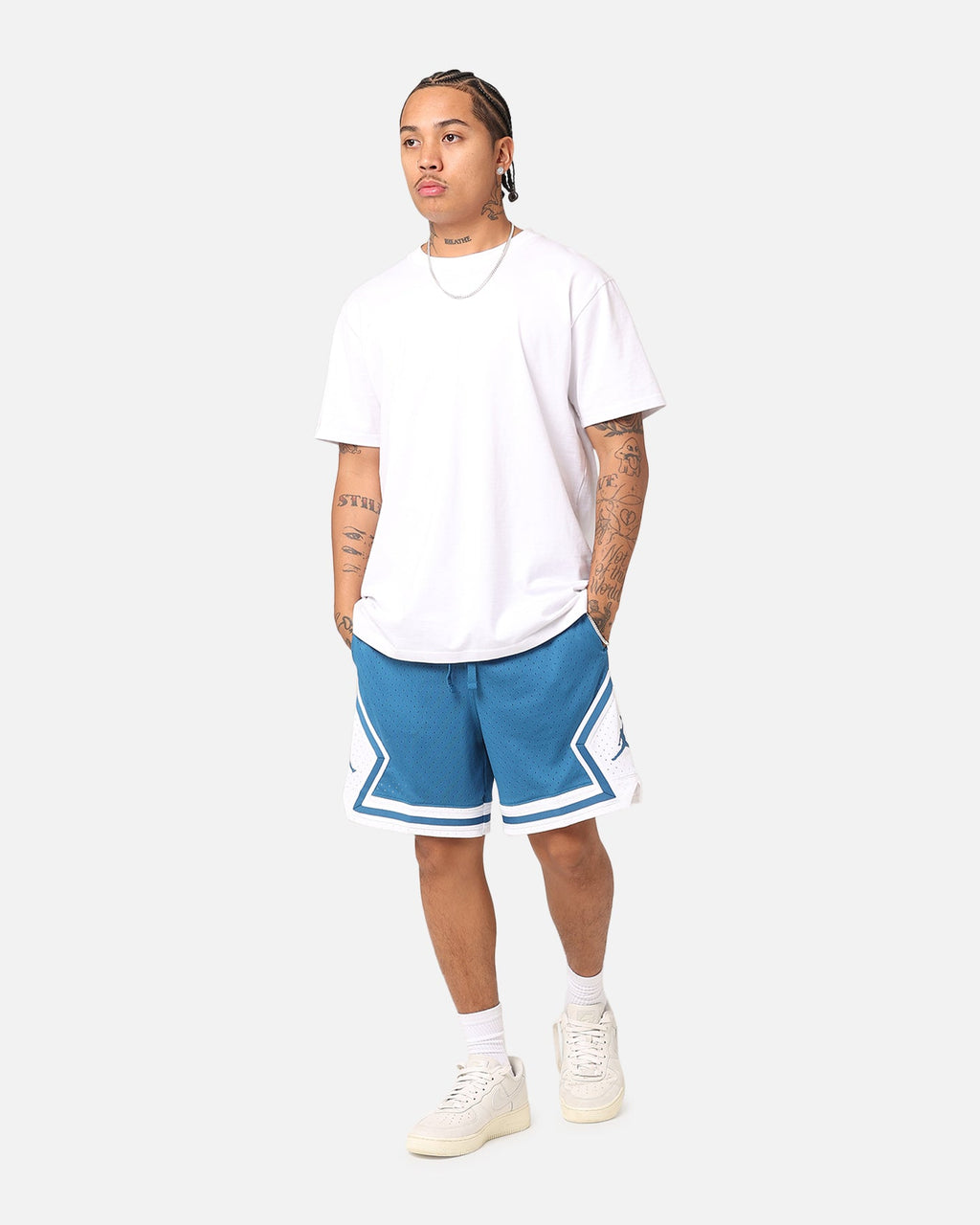 HOT Products Jordan Dri-FIT Sport Diamond Shorts Industrial Blue