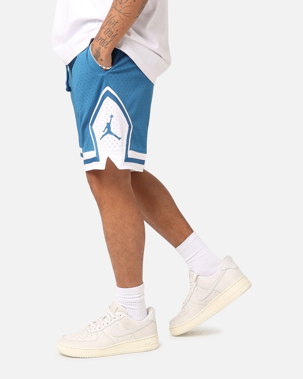 HOT Products Jordan Dri-FIT Sport Diamond Shorts Industrial Blue