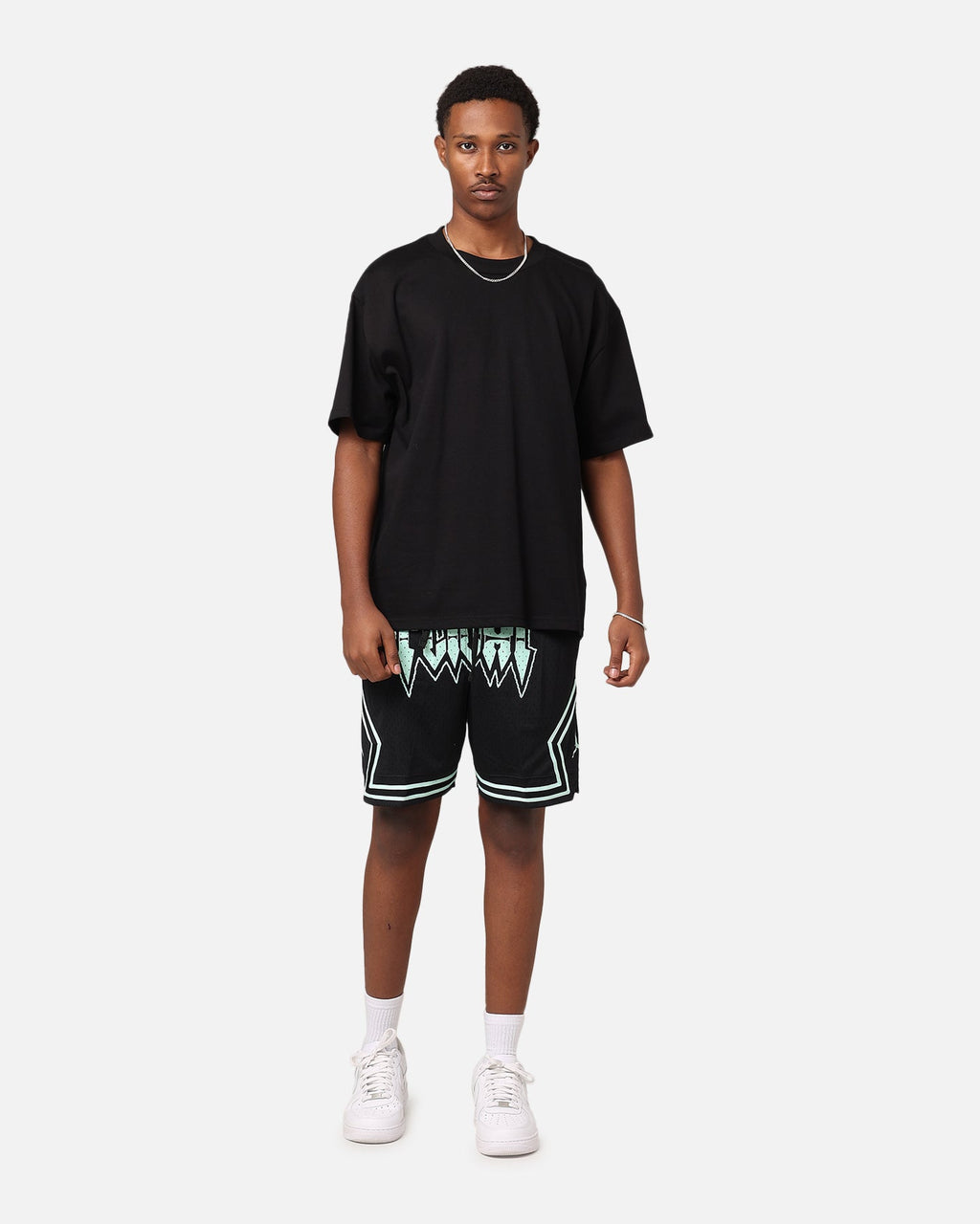 HOT Products Jordan Dri-Fit Diamond Shorts Black/Mint