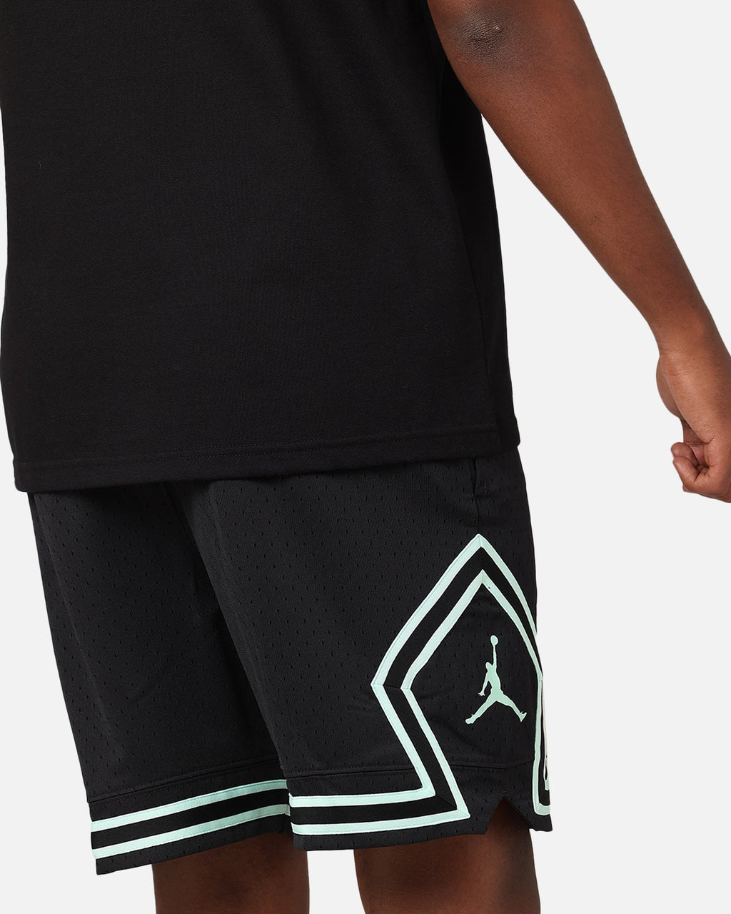 HOT Products Jordan Dri-Fit Diamond Shorts Black/Mint