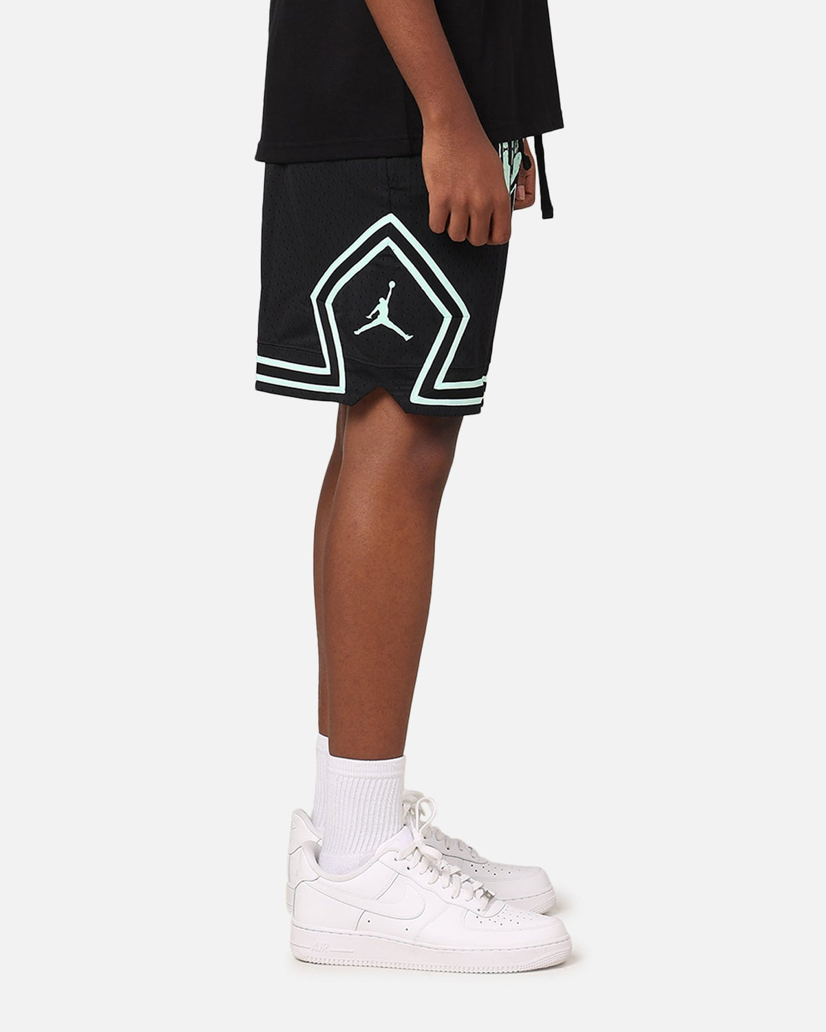HOT Products Jordan Dri-Fit Diamond Shorts Black/Mint