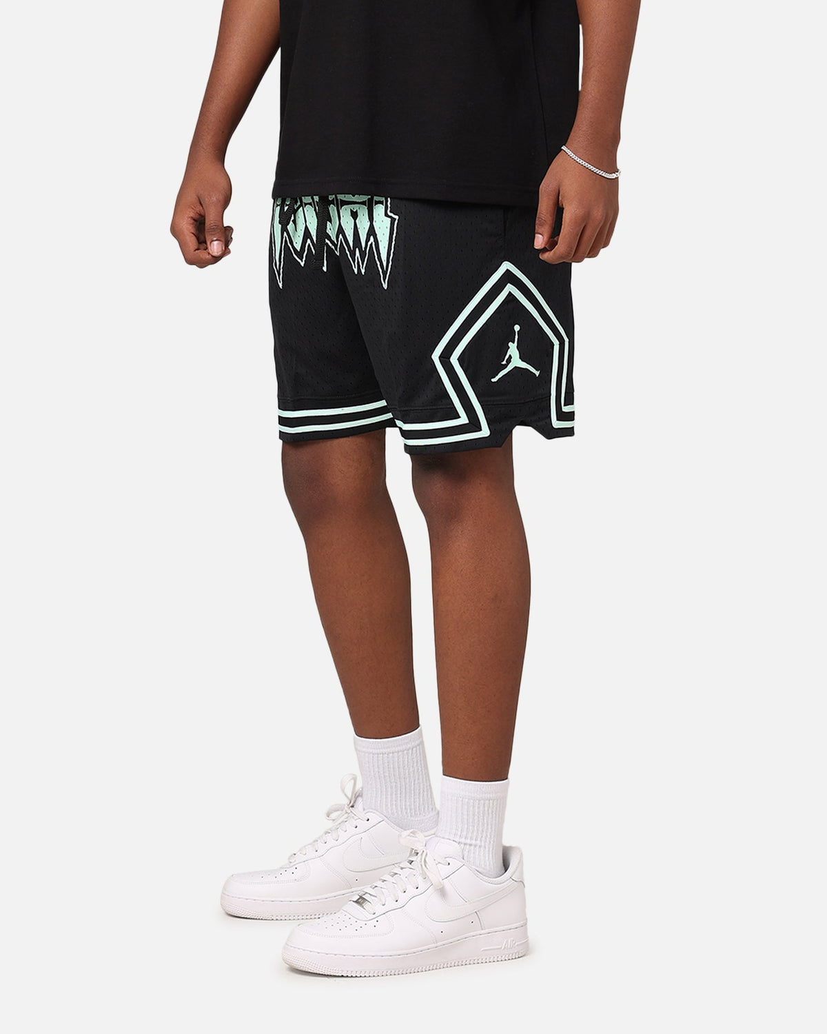HOT Products Jordan Dri-Fit Diamond Shorts Black/Mint