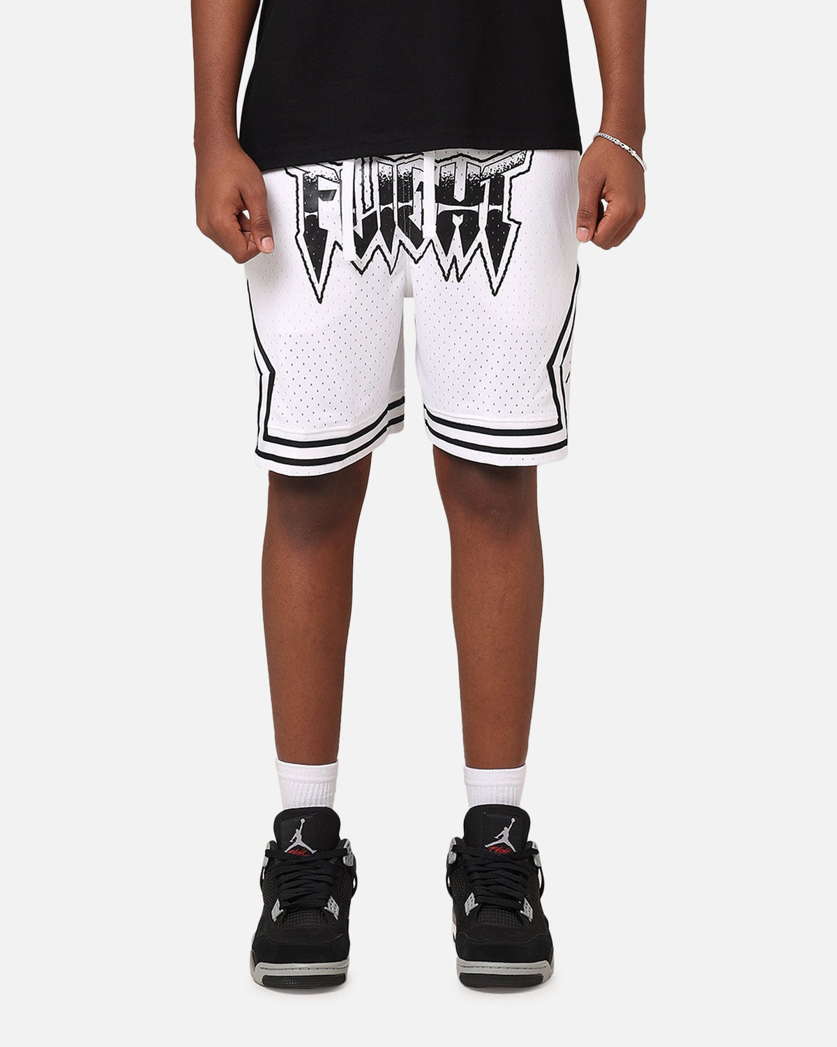 HOT Products Jordan Dri-Fit Diamond Shorts White/Black