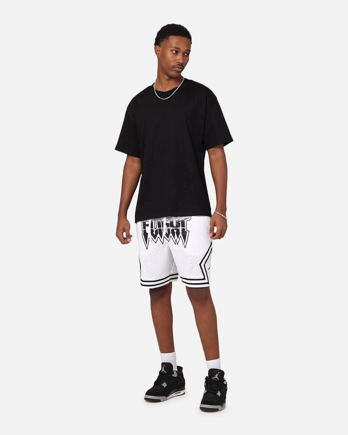 HOT Products Jordan Dri-Fit Diamond Shorts White/Black