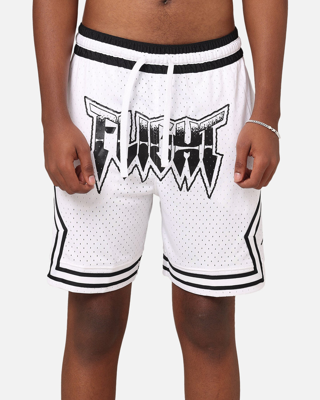HOT Products Jordan Dri-Fit Diamond Shorts White/Black