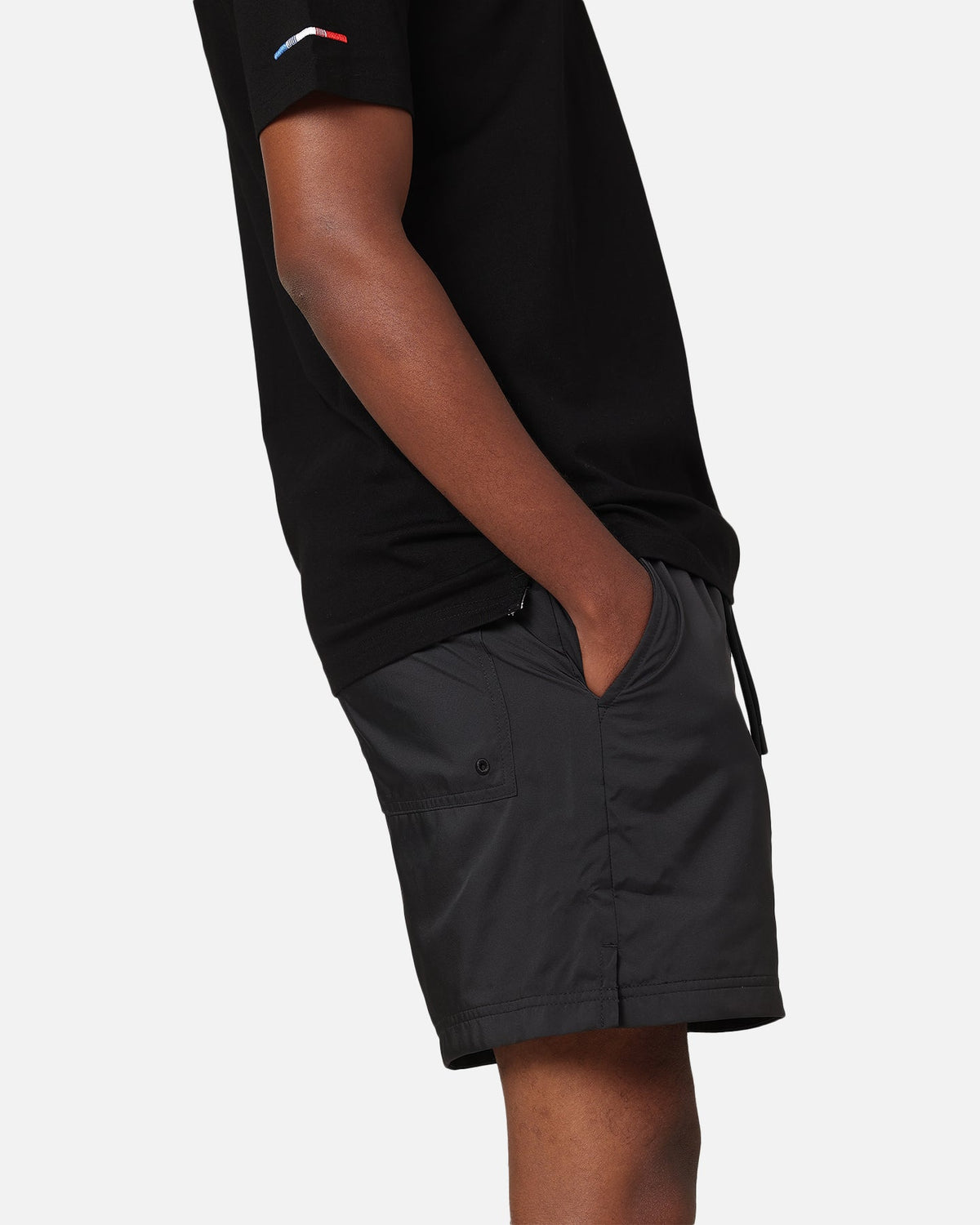 HOT Products Jordan Essential Poolside 5" Shorts Black/White
