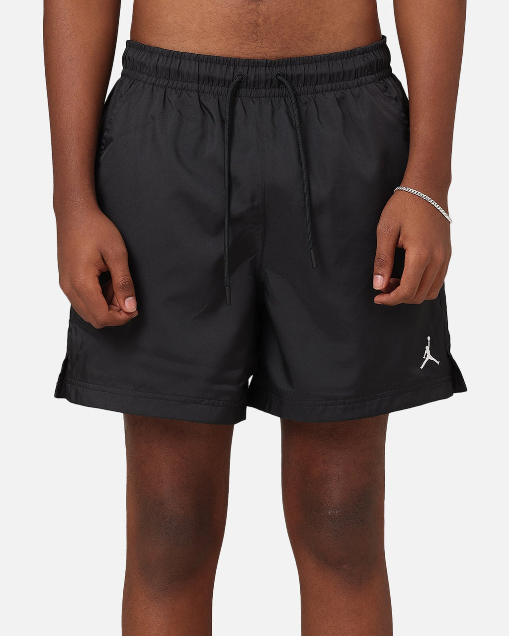 HOT Products Jordan Essential Poolside 5" Shorts Black/White
