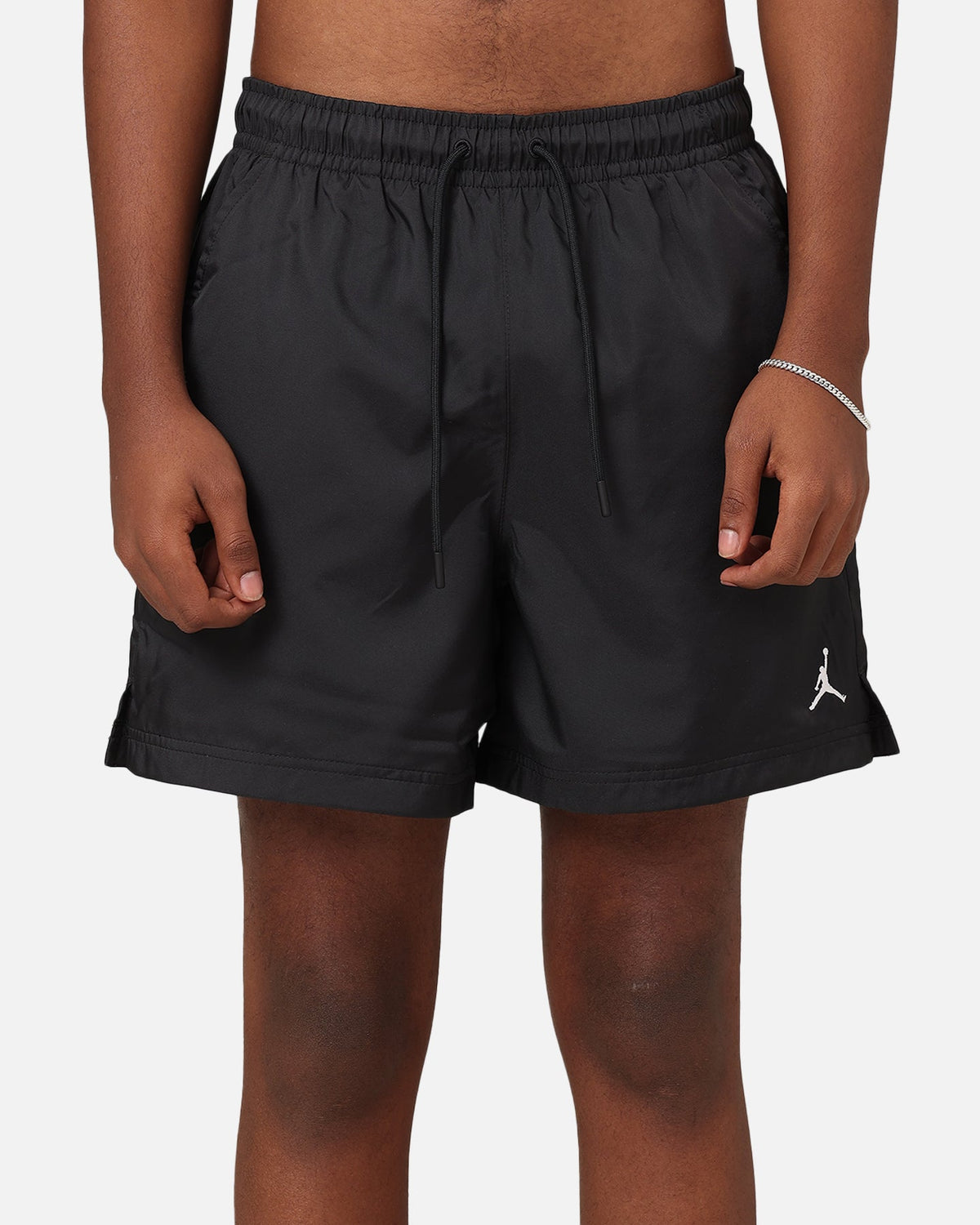 HOT Products Jordan Essential Poolside 5" Shorts Black/White