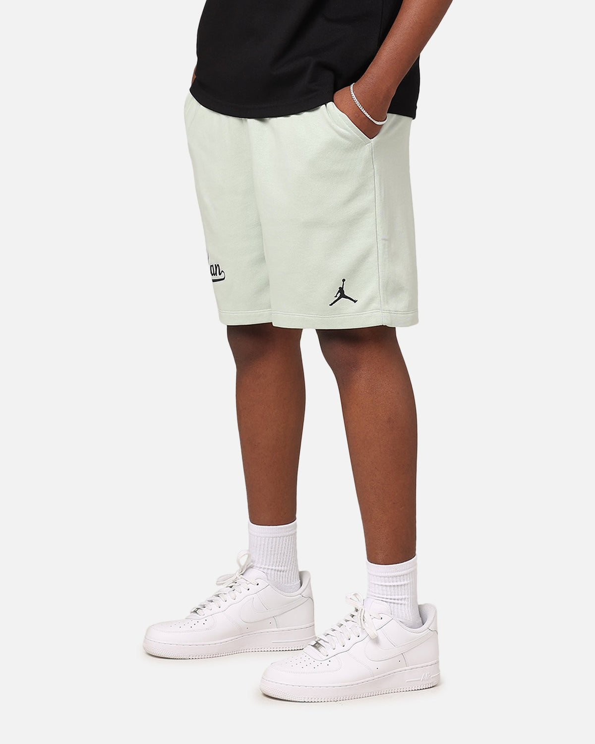 HOT Products Jordan MVP Flight Fleece Short Seafoam/Black