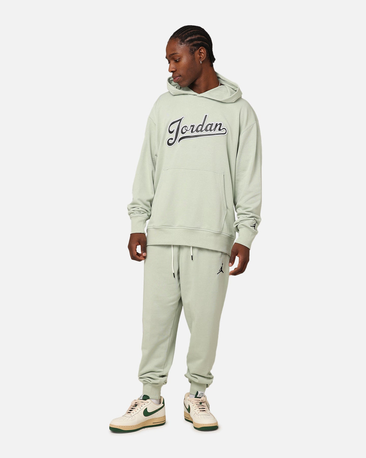HOT Products Jordan Flight MVP Lightweight Fleece Pants Seafoam/Black