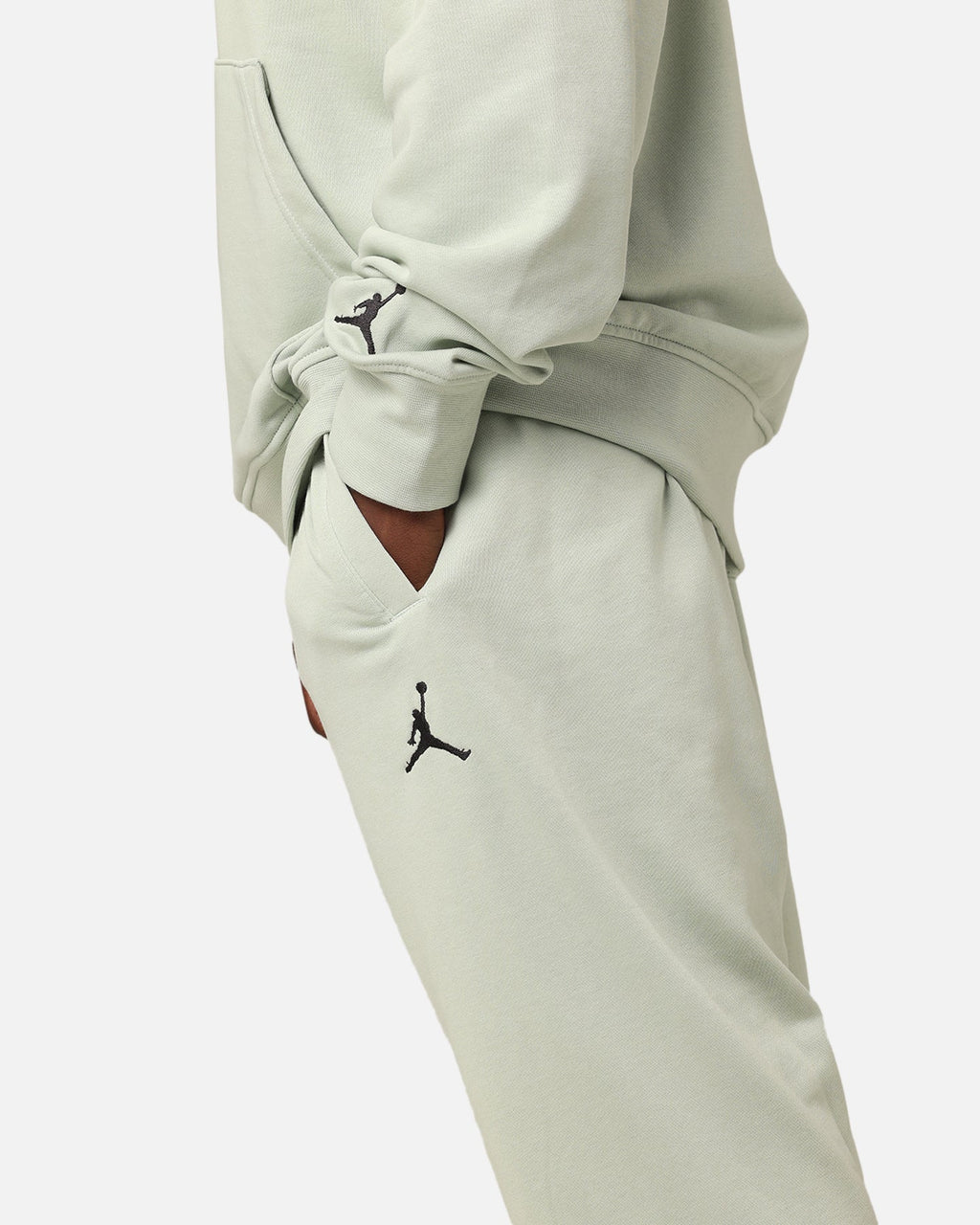 HOT Products Jordan Flight MVP Lightweight Fleece Pants Seafoam/Black