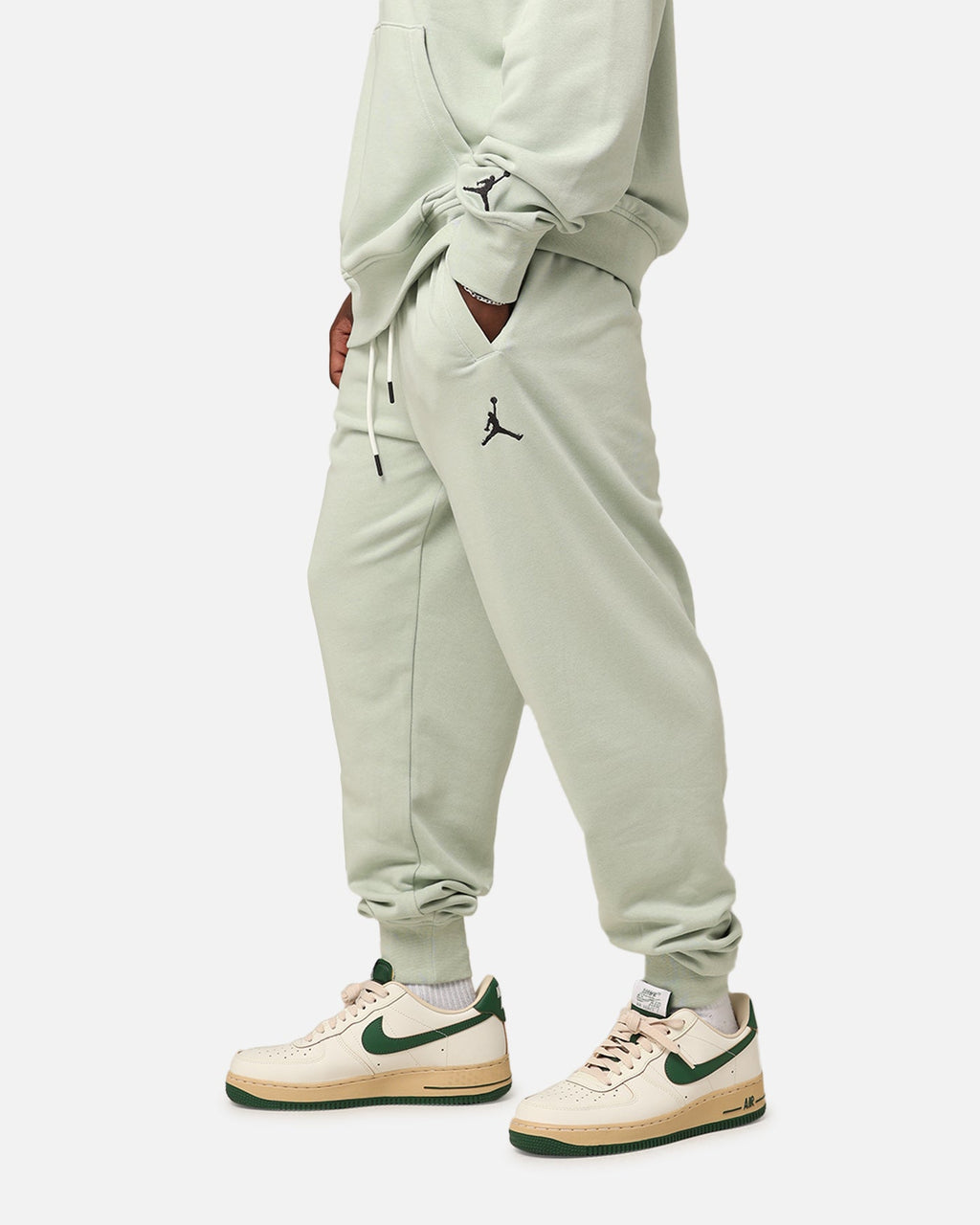 HOT Products Jordan Flight MVP Lightweight Fleece Pants Seafoam/Black