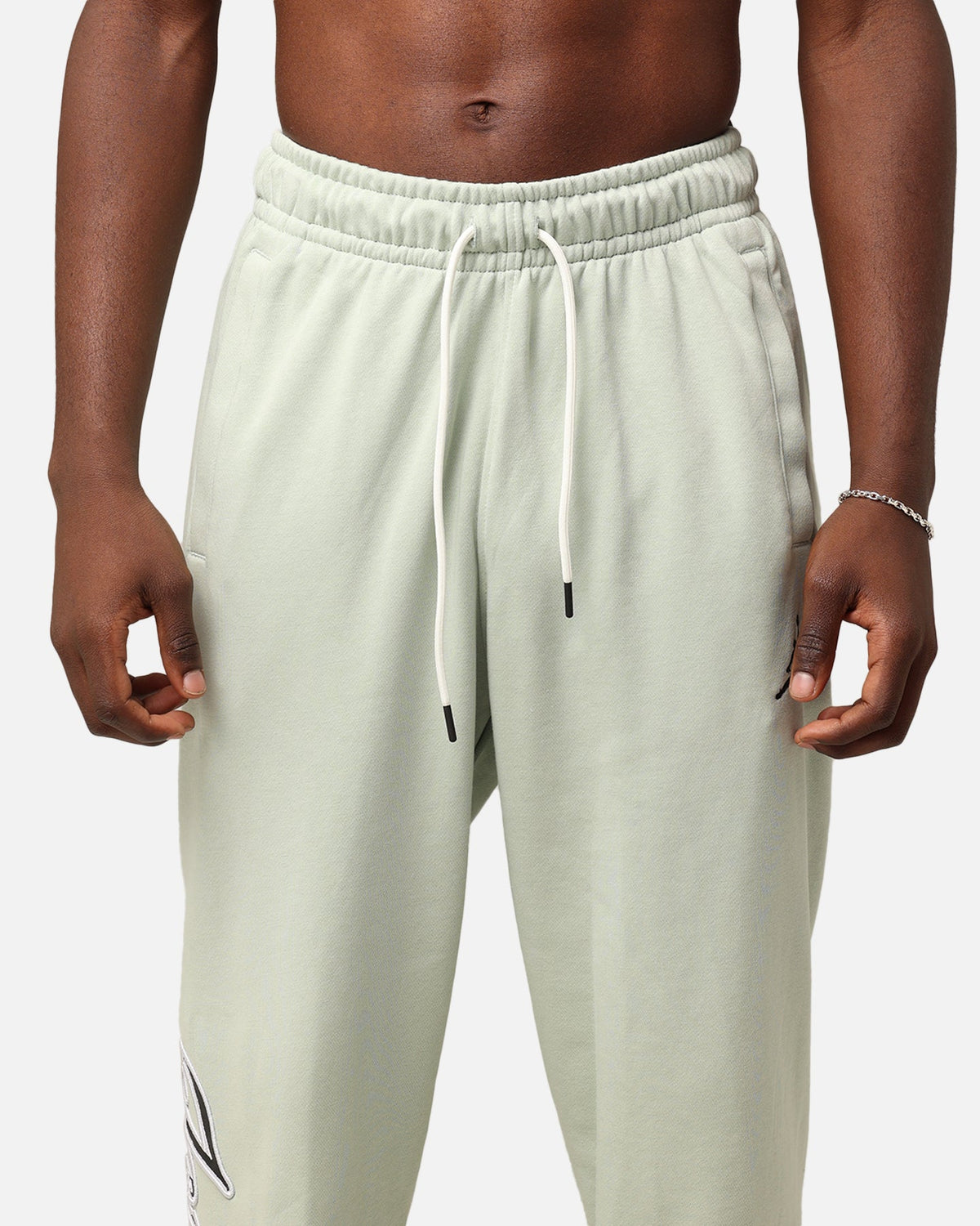 HOT Products Jordan Flight MVP Lightweight Fleece Pants Seafoam/Black