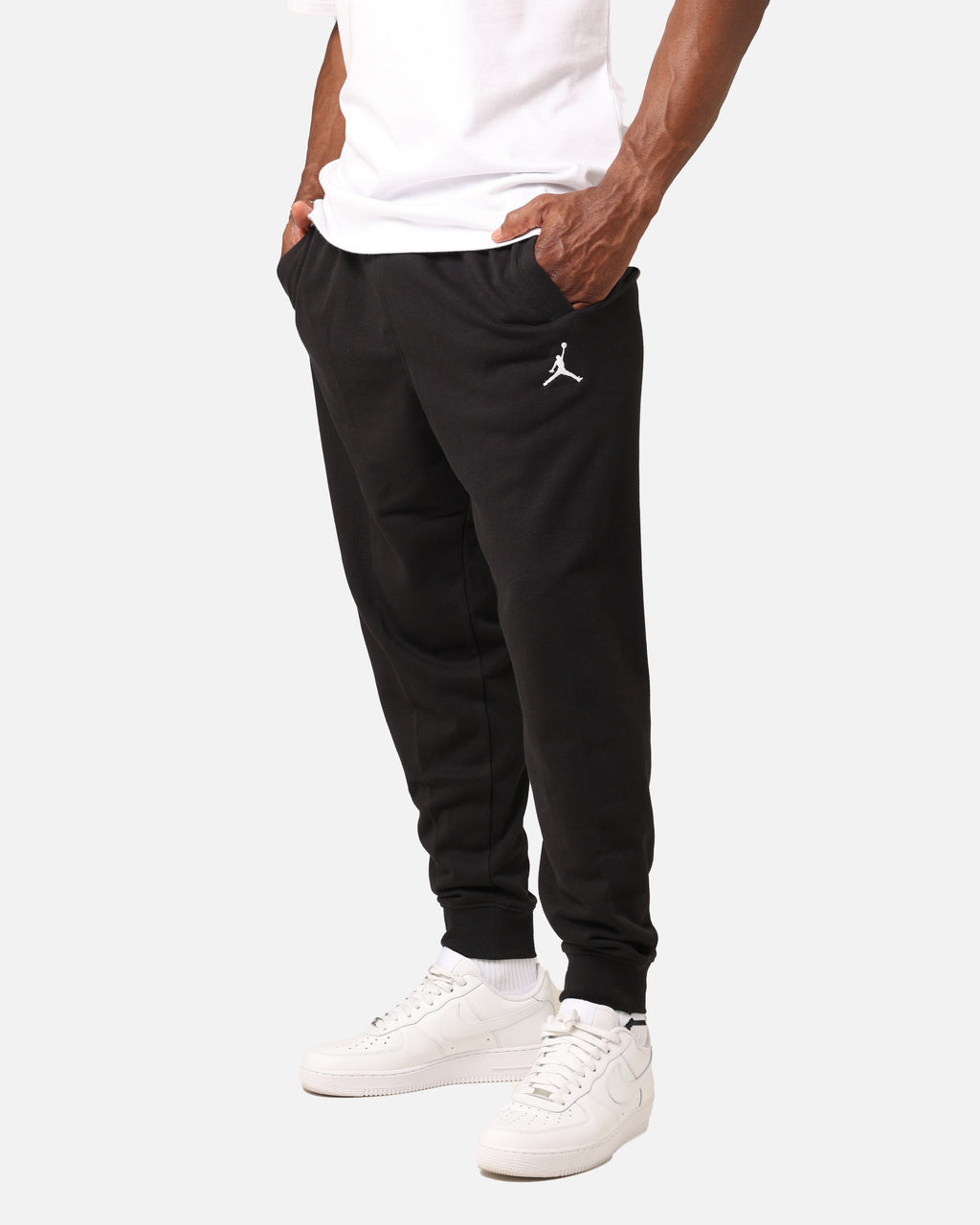 HOT Products Jordan Flight MVP Lightweight Fleece Pants Black/White