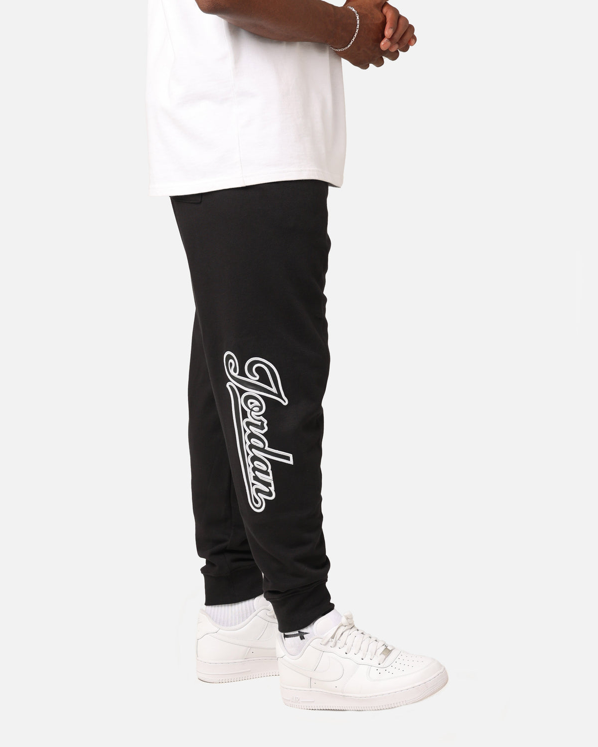 HOT Products Jordan Flight MVP Lightweight Fleece Pants Black/White