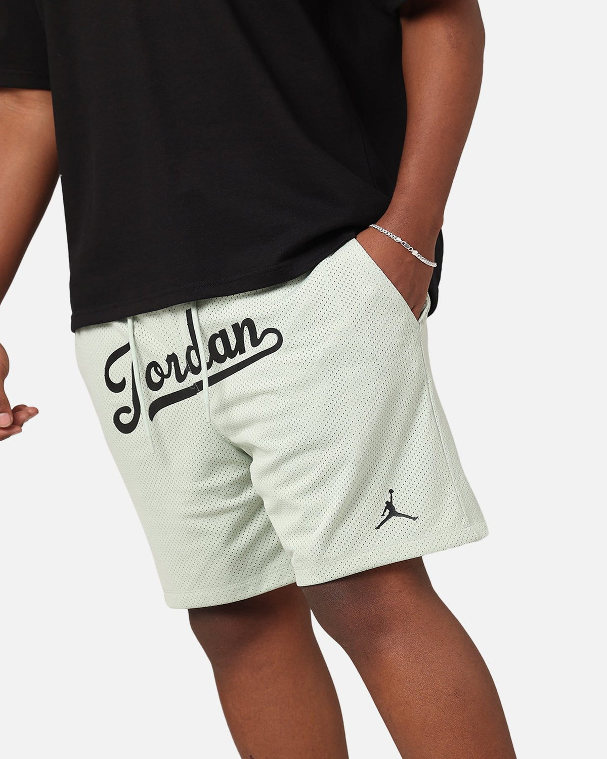 HOT Products Jordan Flight MVP Statement Mesh Shorts Seafoam/Black
