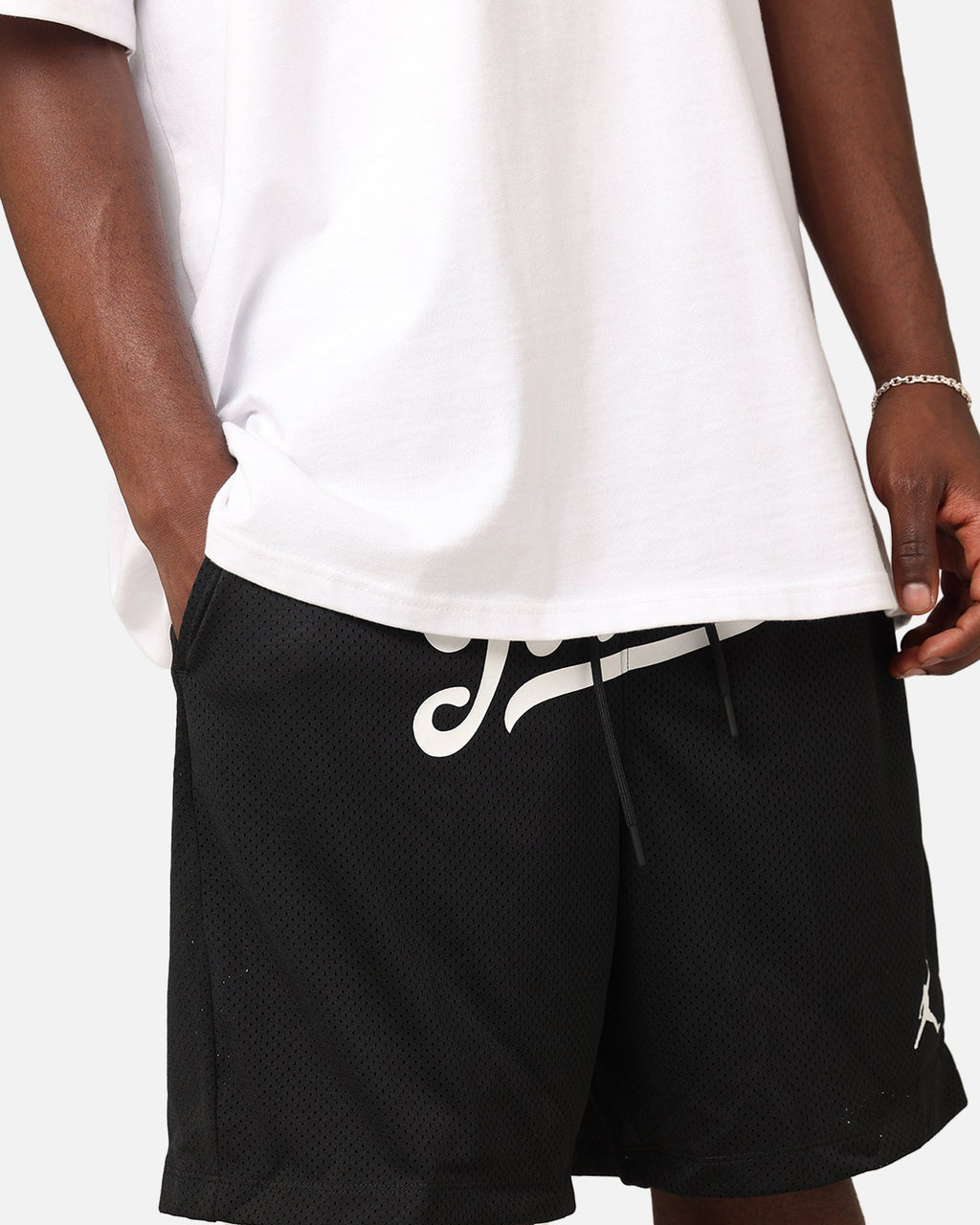 HOT Products Jordan Flight MVP Statement Mesh Shorts Black/White