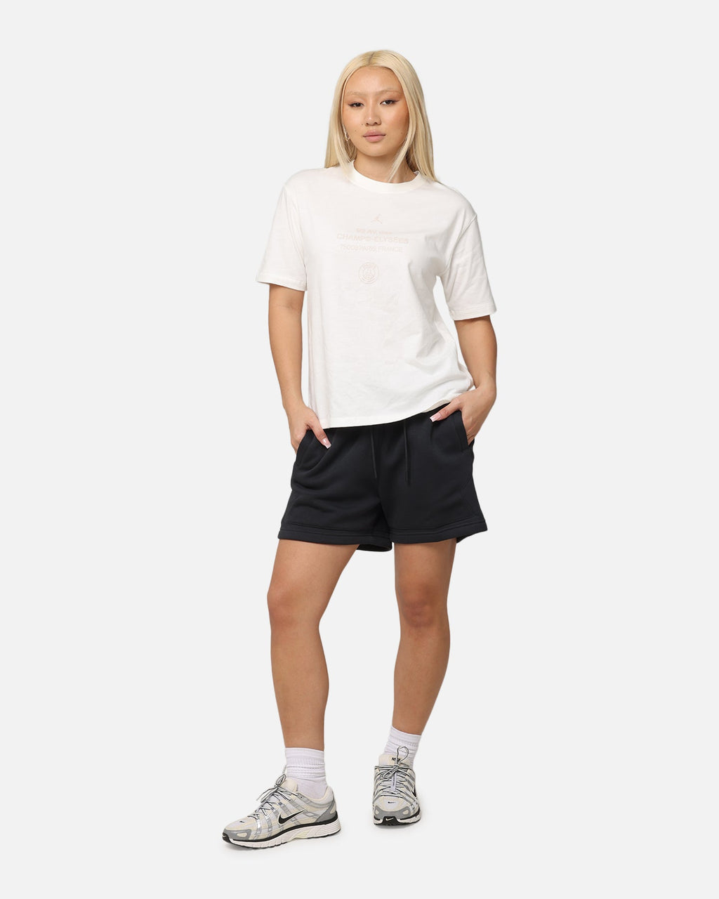HOT Products Jordan Women's Paris Saint-Germain Brooklyn Fleece Graphic Shorts Off Noir