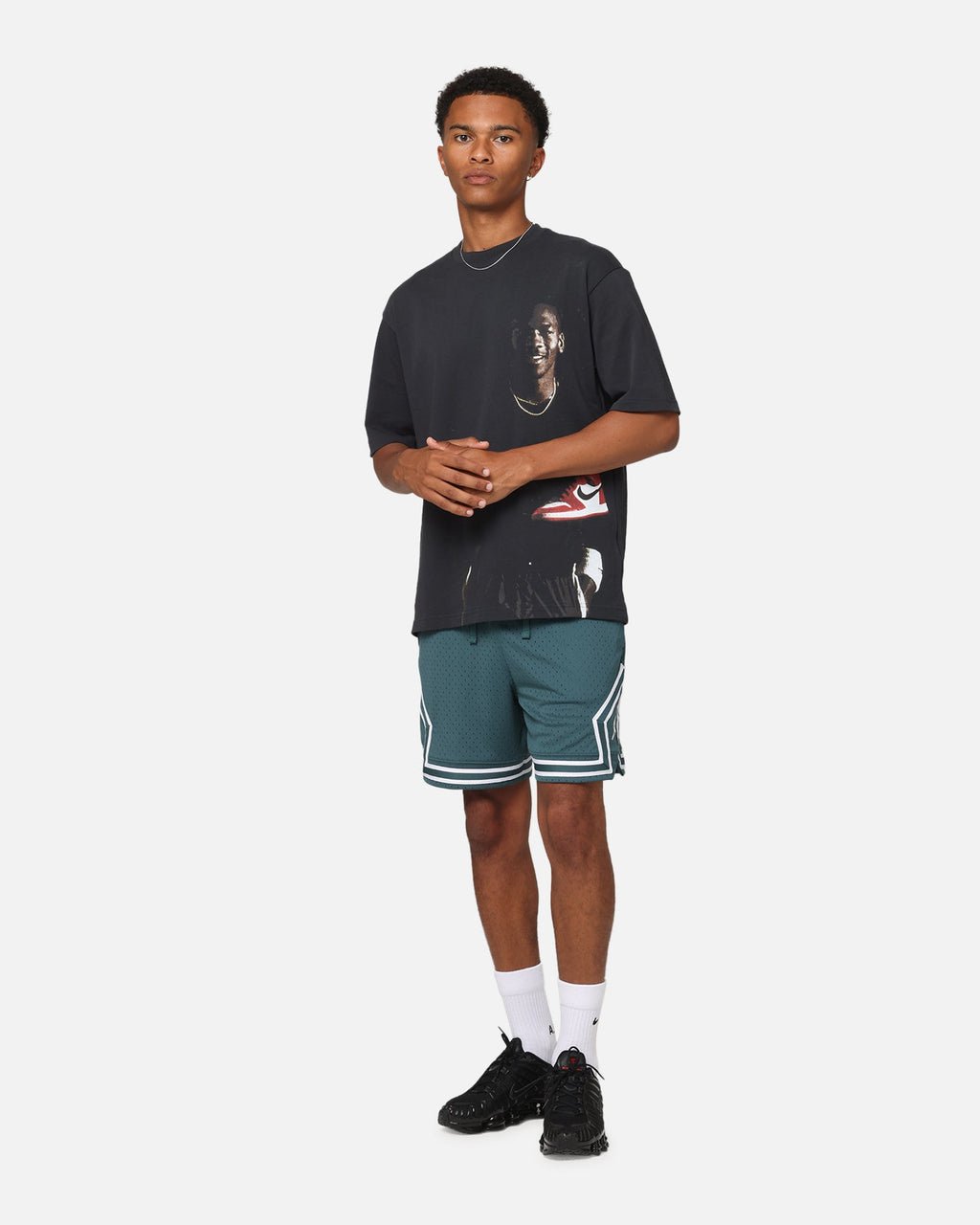 HOT Products Jordan Dri-Fit Sport Diamond Shorts Oxidized Green/White