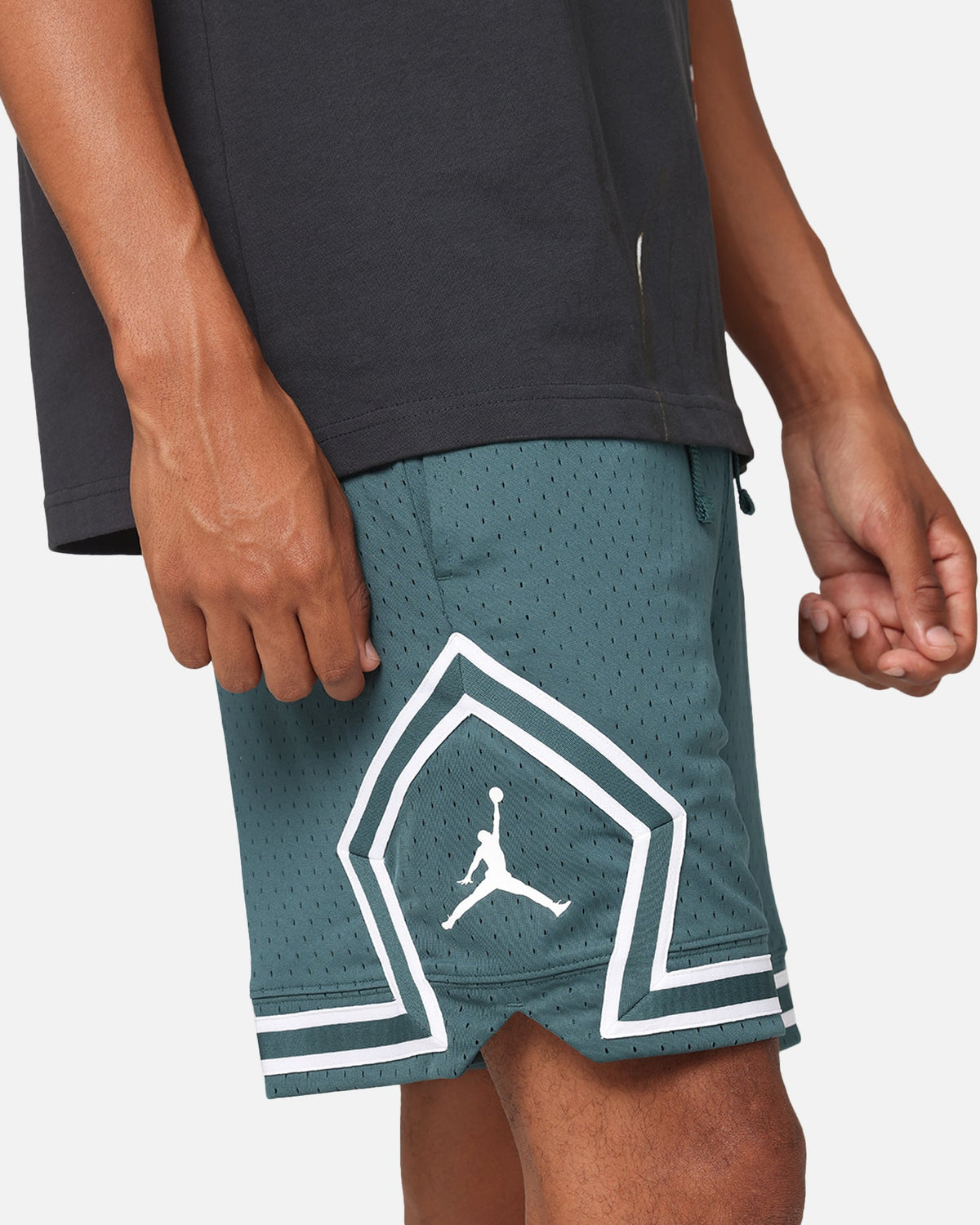 HOT Products Jordan Dri-Fit Sport Diamond Shorts Oxidized Green/White
