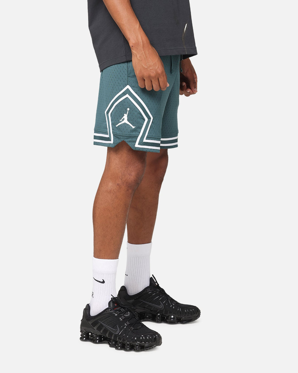HOT Products Jordan Dri-Fit Sport Diamond Shorts Oxidized Green/White
