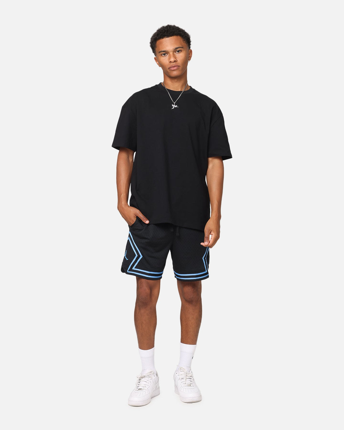 HOT Products Jordan Dri-FIT Sport Diamond Shorts Black/Blue