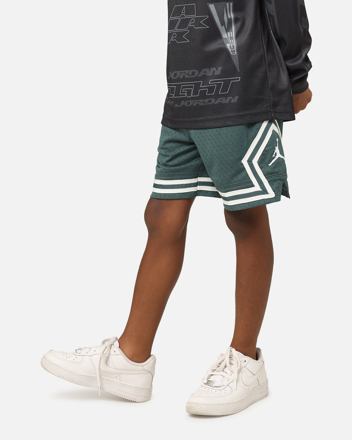 HOT Products Jordan Kids' Dri-FIT Diamond Shorts Oxidized Green