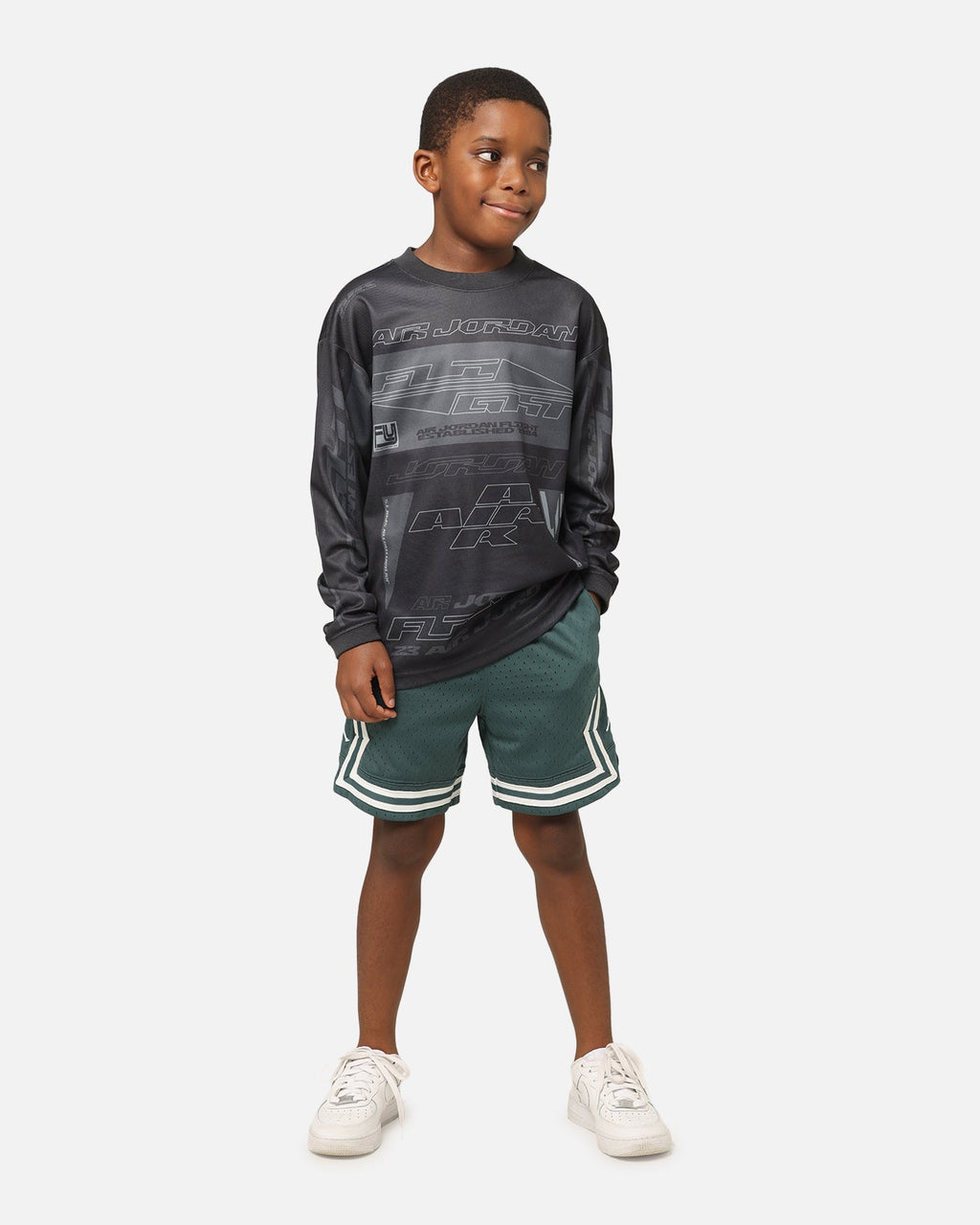 HOT Products Jordan Kids' Dri-FIT Diamond Shorts Oxidized Green