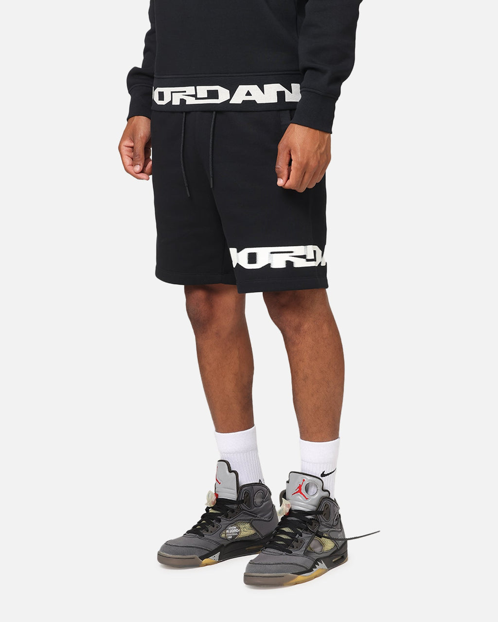 HOT Products Jordan Jumpman MVP Fleece Shorts Black/Sail