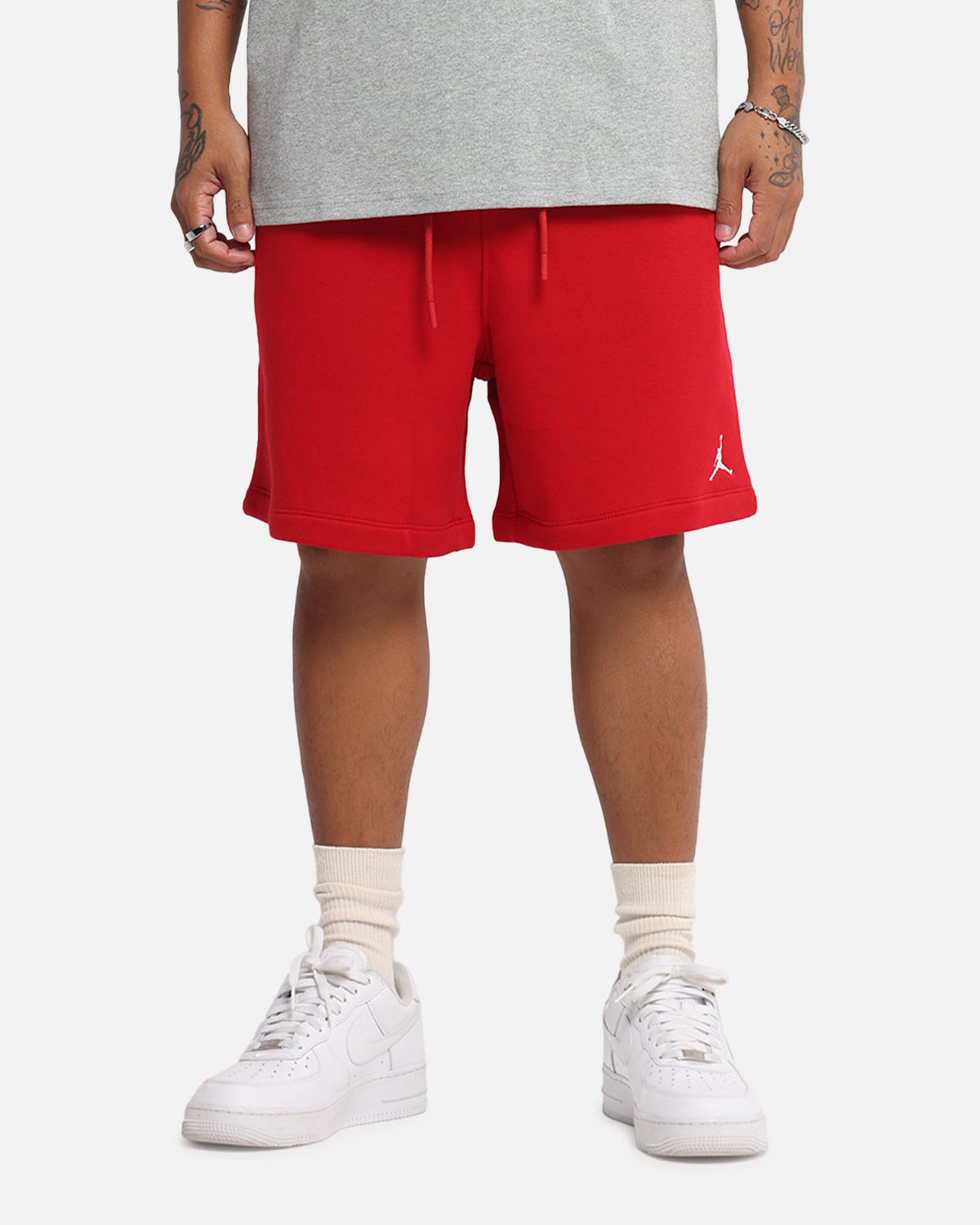 HOT Products Jordan Brooklyn Fleece Shorts Gym Red/White