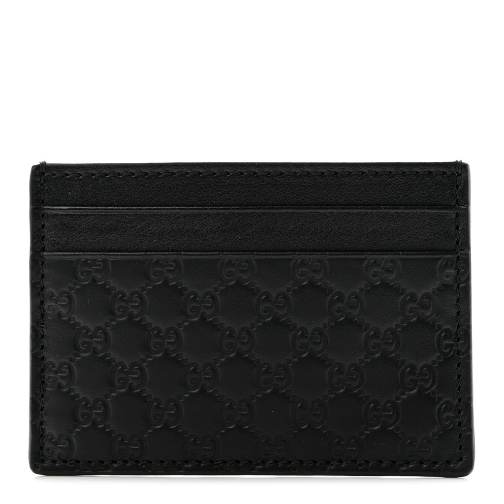 Microguccissima Card Holder Black